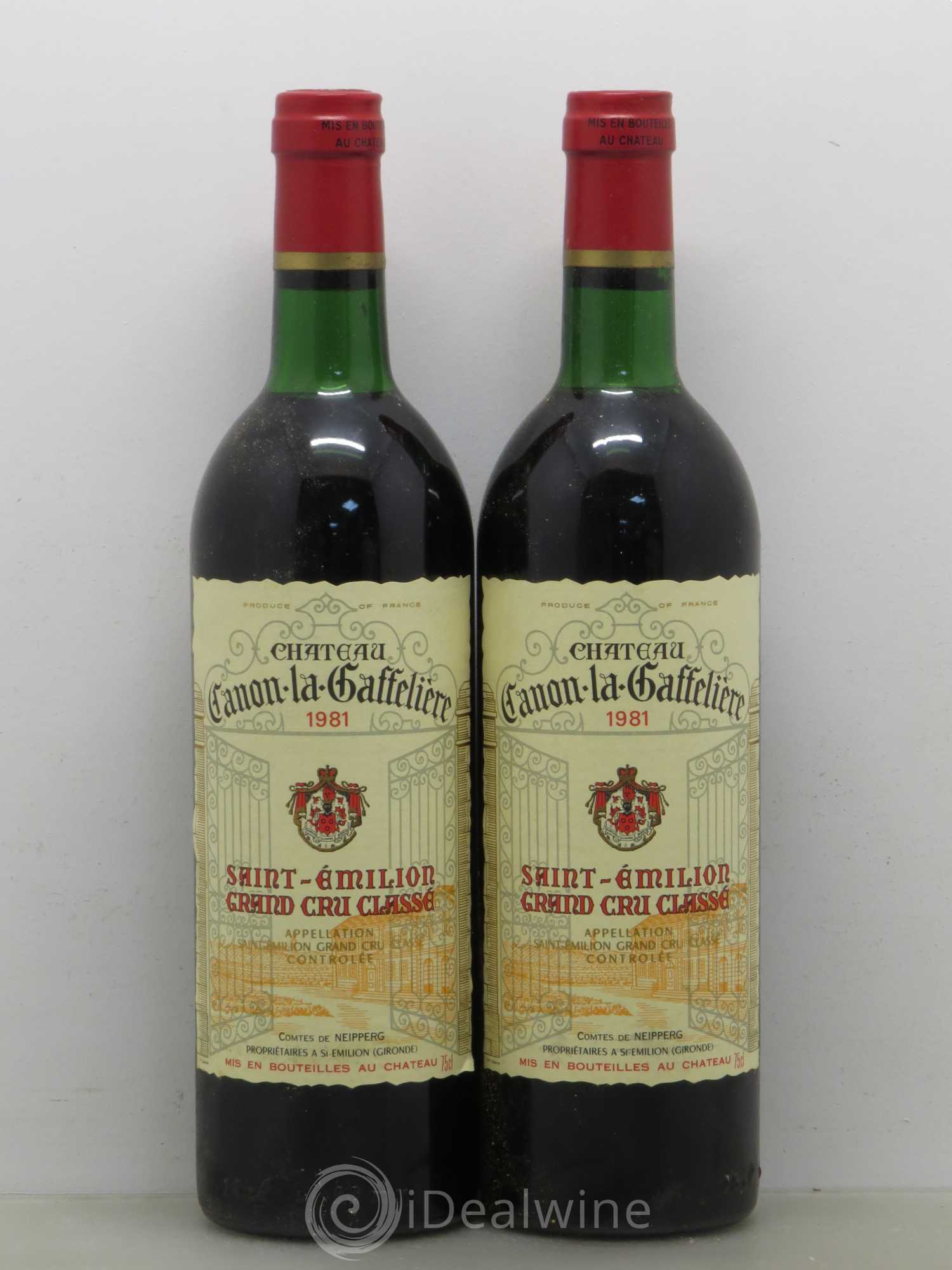 Château Canon la Gaffelière 1er Grand Cru Classé B 1981 - Lot de 5 bouteilles - 2