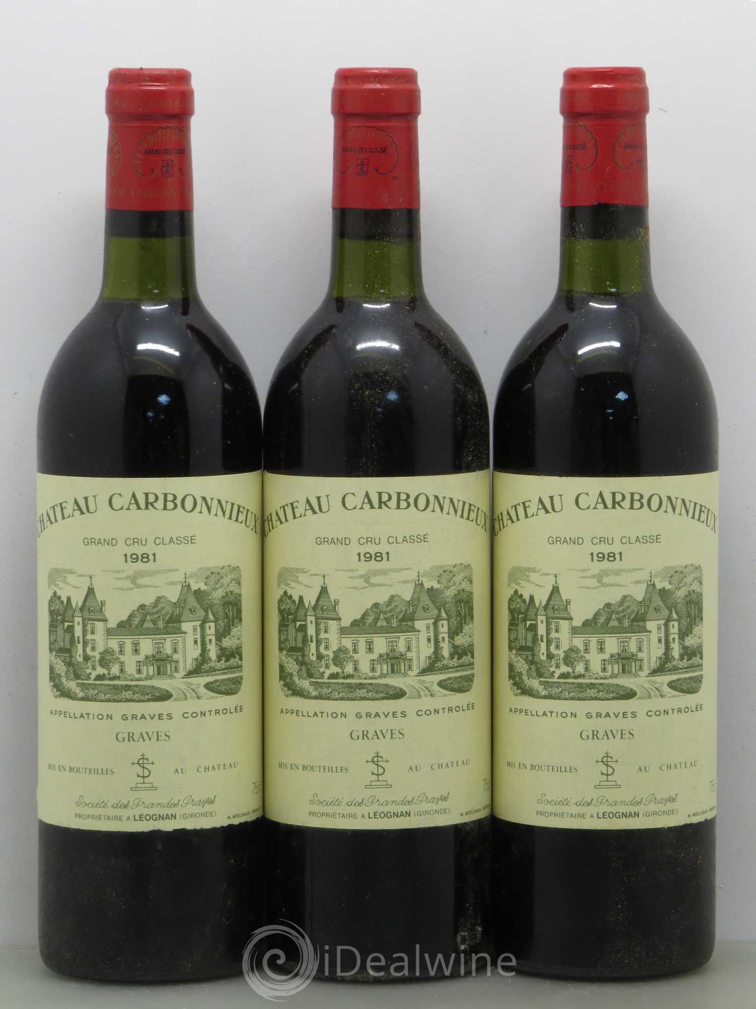 Château Carbonnieux Cru Classé de Graves 1981 - Lot de 12 bouteilles - 4