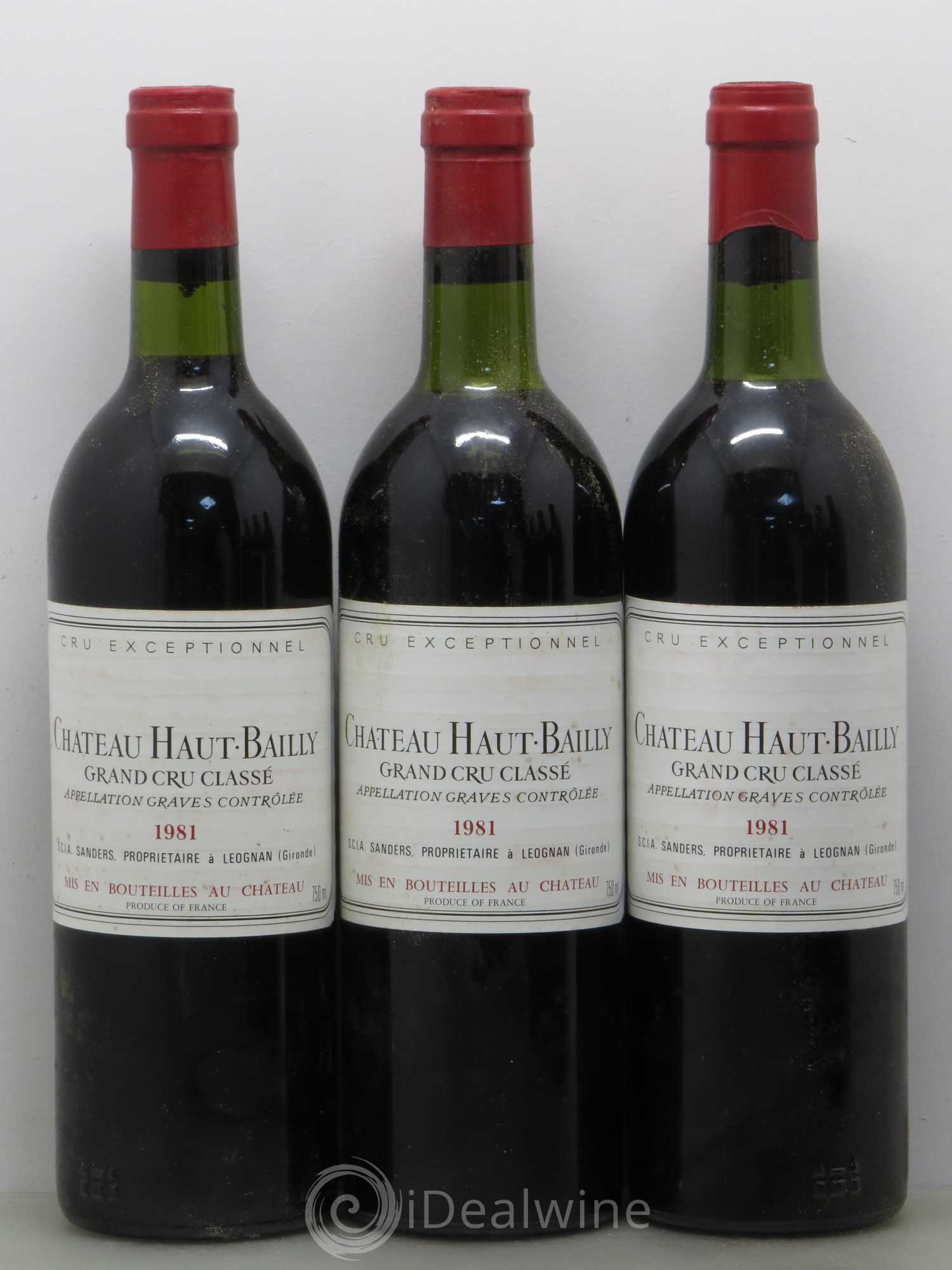 Château Haut-Bailly Cru Classé de Graves 1981 - Lot de 12 bouteilles - 2