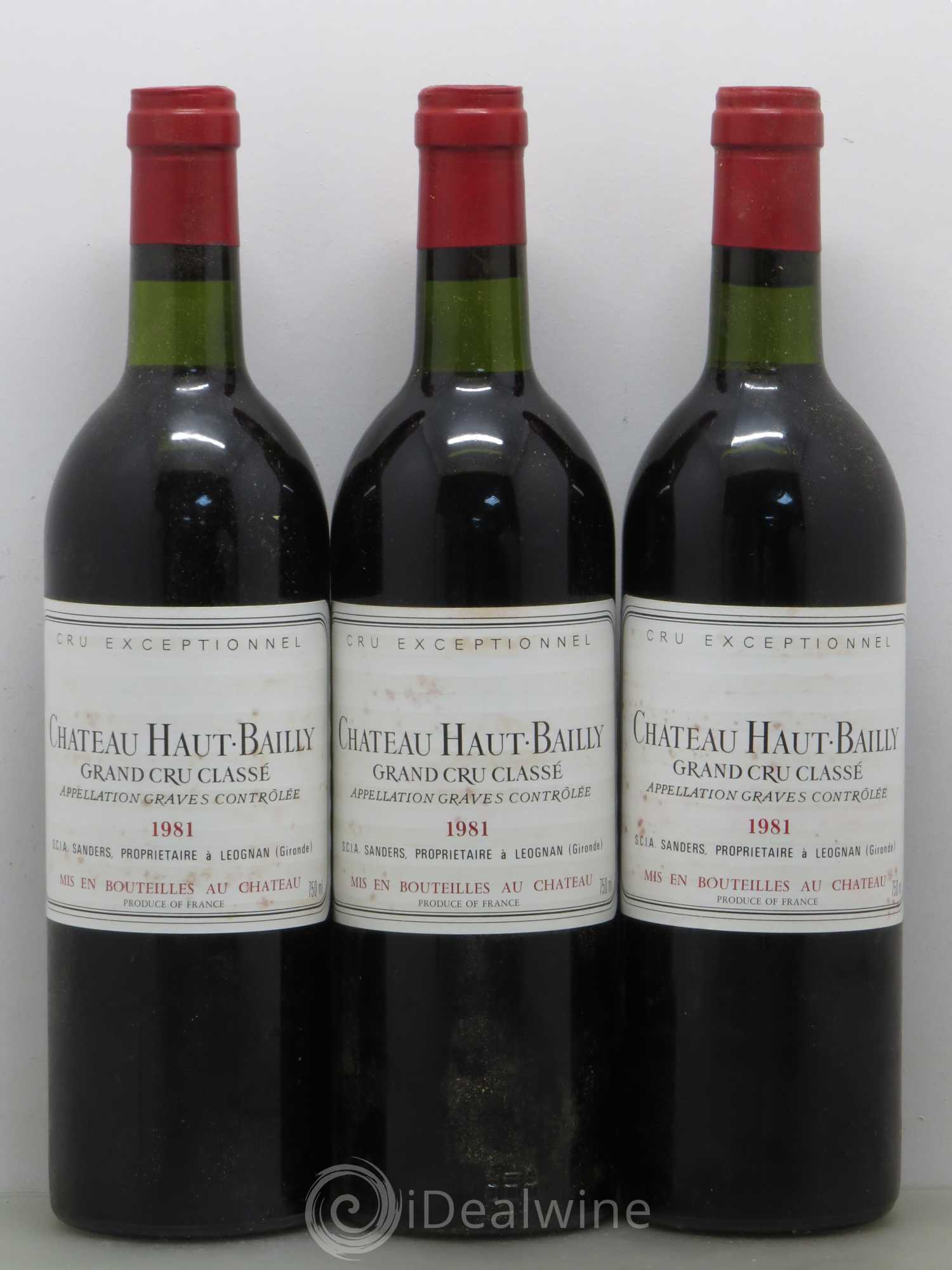 Château Haut-Bailly Cru Classé de Graves 1981 - Lot de 12 bouteilles - 3