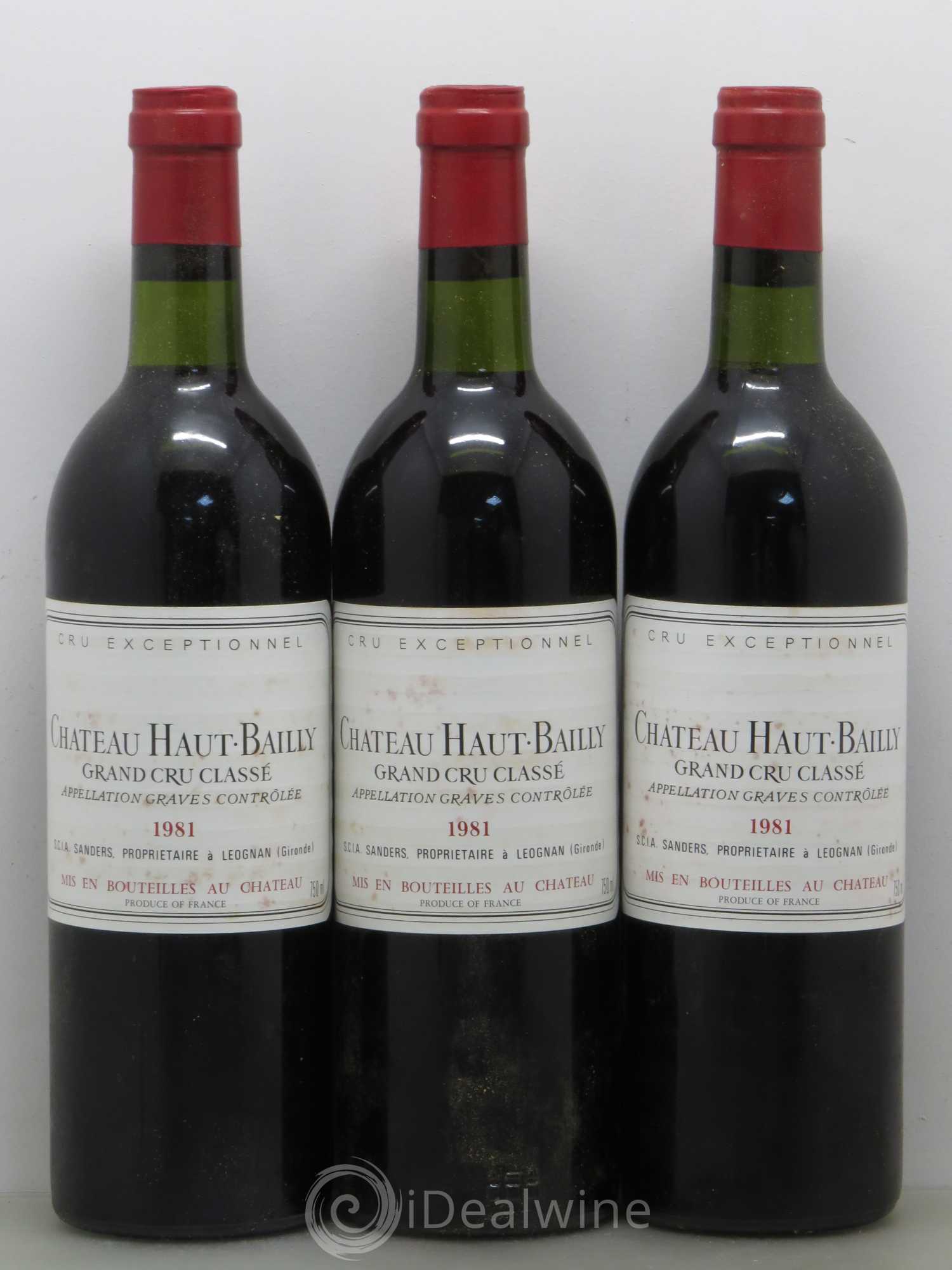 Château Haut-Bailly Cru Classé de Graves 1981 - Lot de 12 bouteilles - 4
