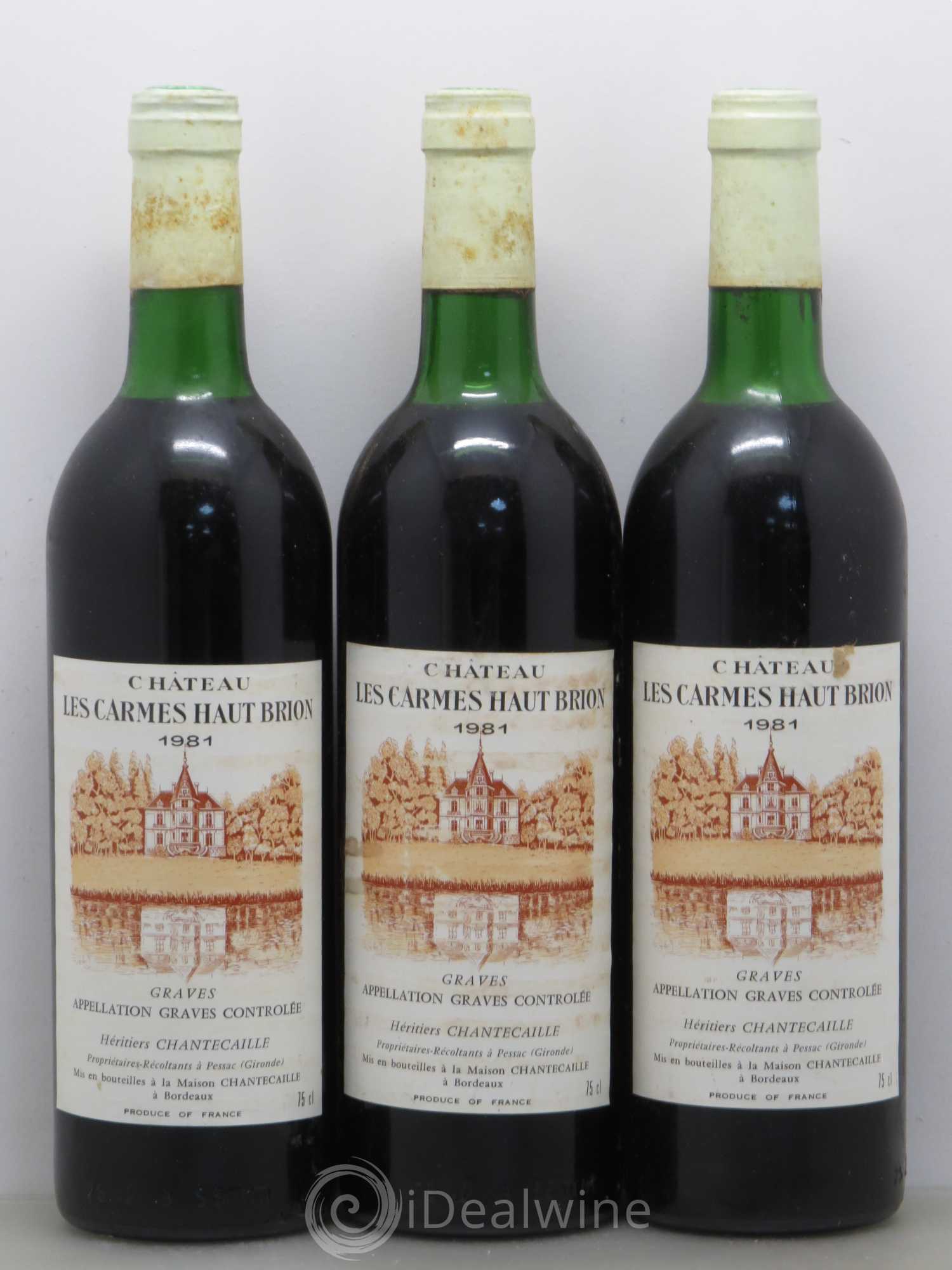 Château Les Carmes Haut-Brion 1981 - Lot de 12 bouteilles - 4