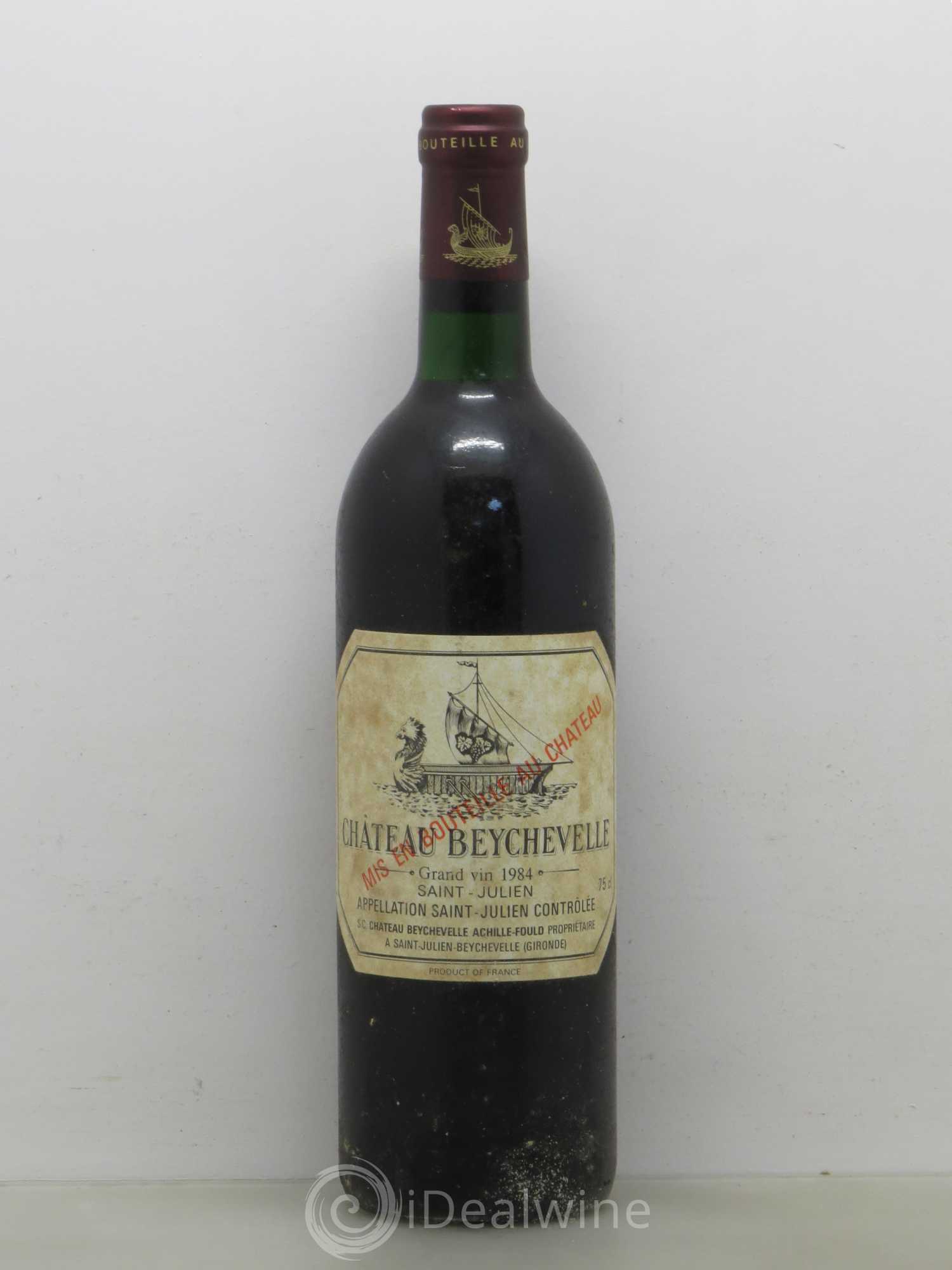 Château Beychevelle 4ème Grand Cru Classé 1984 - Lot de 1 bouteille - 0