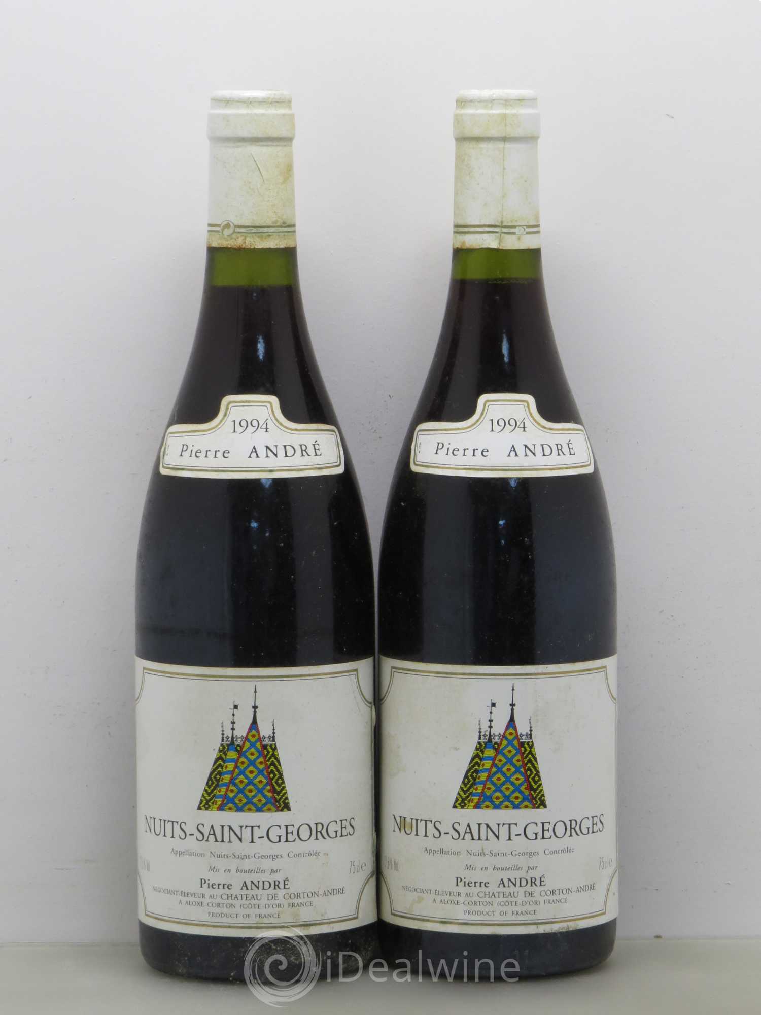 Nuits-Saint-Georges Pierre Andre 1994 - Lot de 2 bouteilles - 0