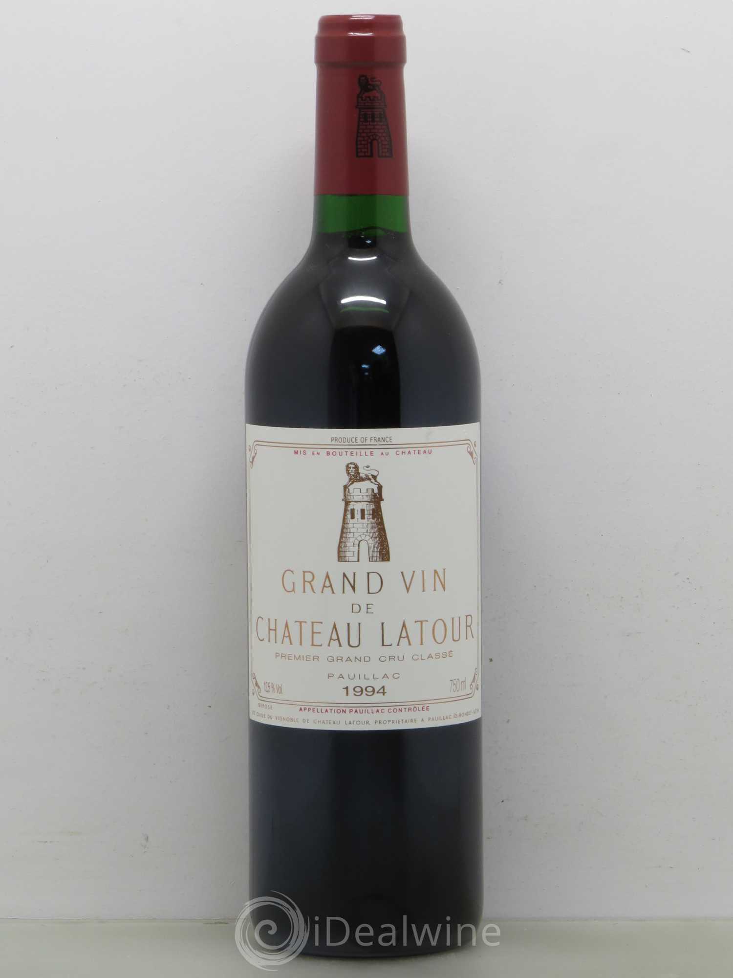 Château Latour 1er Grand Cru Classé 1994 - Lot de 1 bouteille - 0