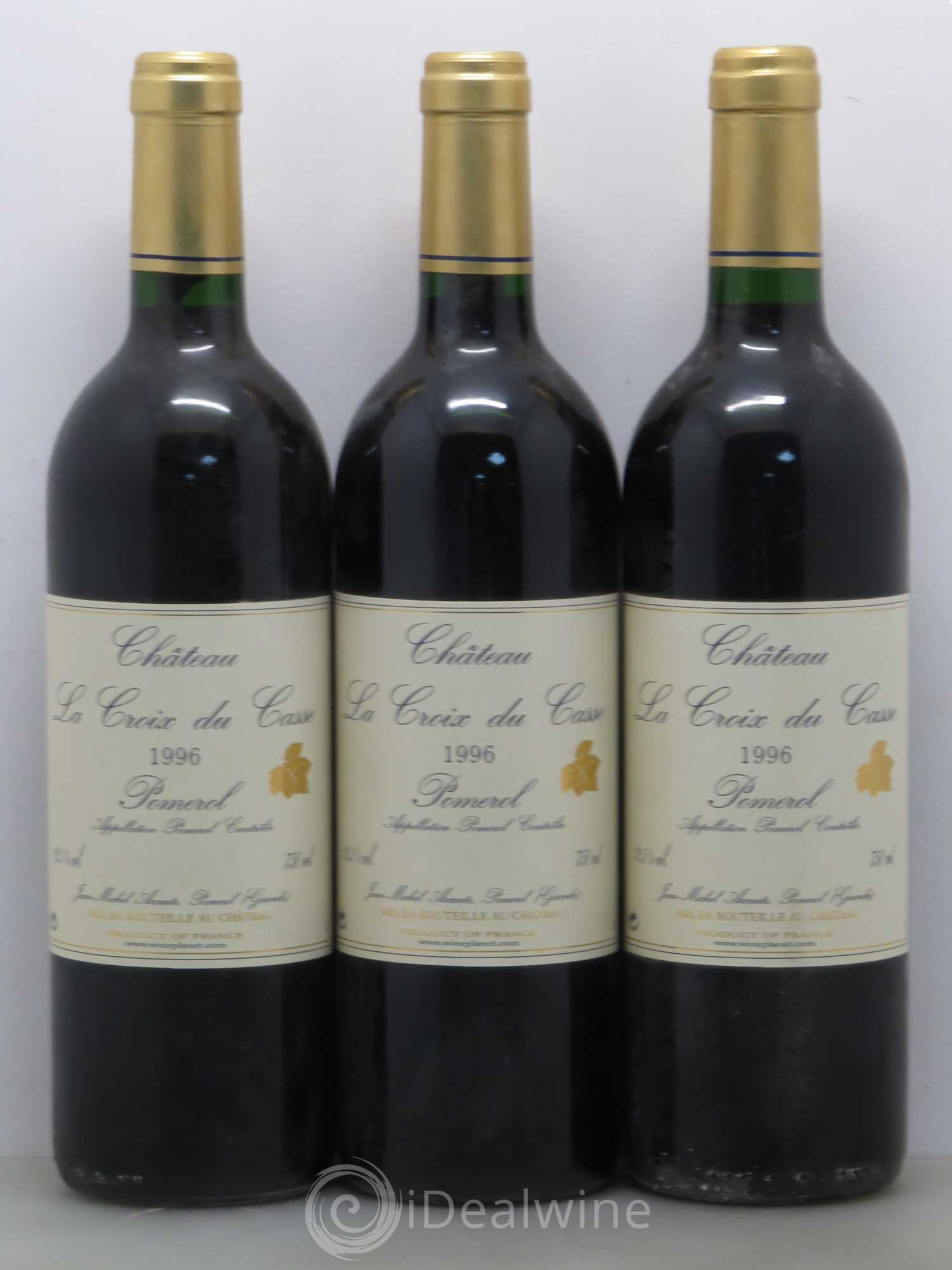 Château la Croix du Casse 1996 - Lot de 6 bouteilles - 1