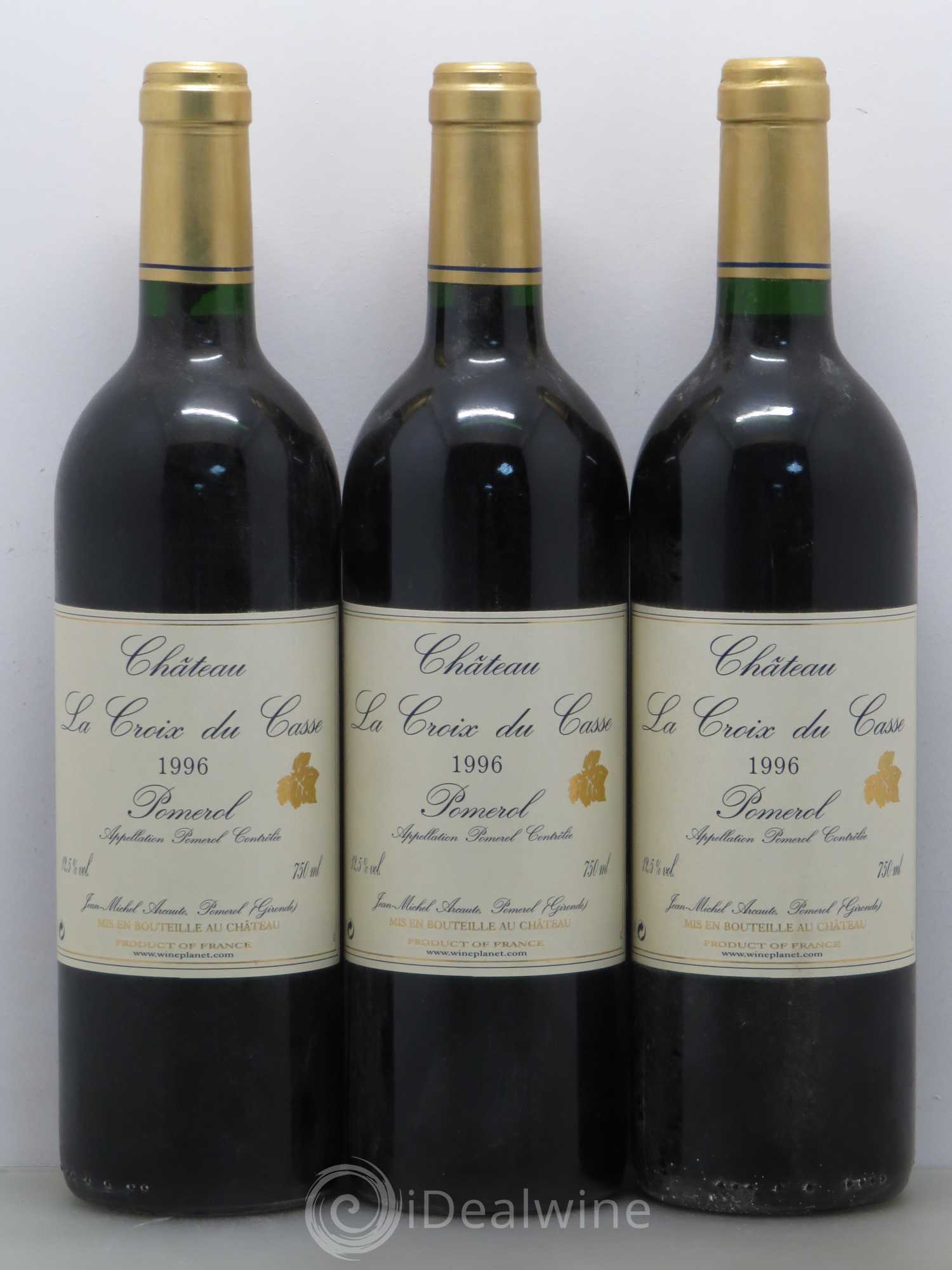 Château la Croix du Casse 1996 - Lot de 6 bouteilles - 2