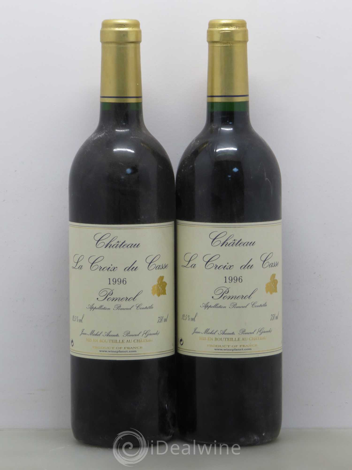 Château la Croix du Casse 1996 - Lot de 5 bouteilles - 2