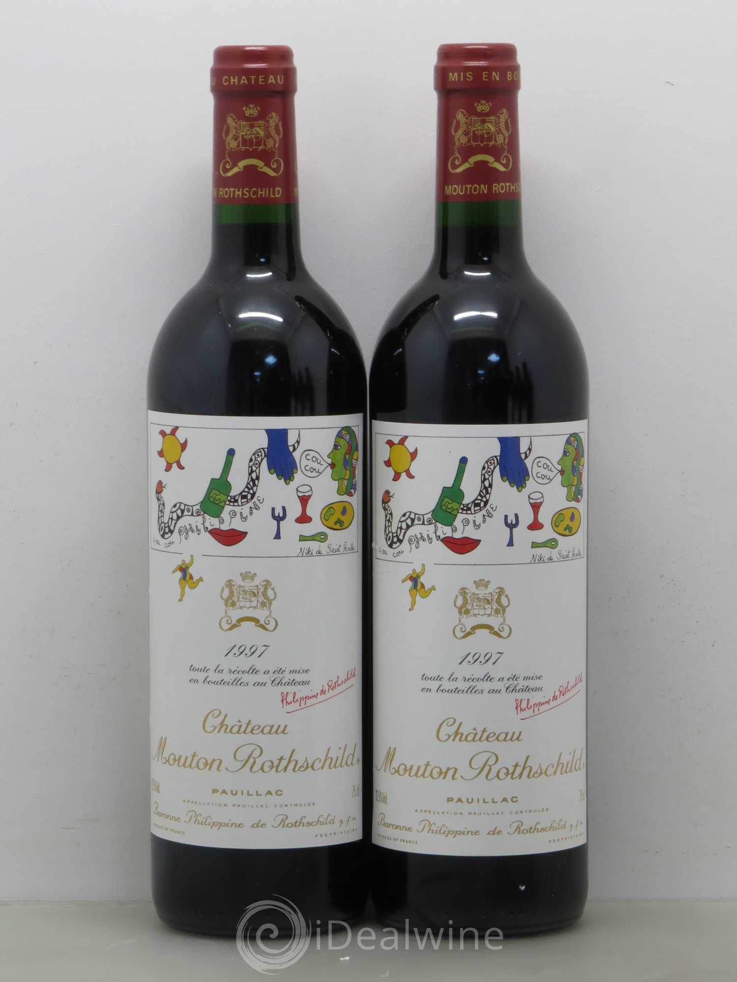 Château Mouton Rothschild 1er Grand Cru Classé 1997 - Lot de 5 bouteilles - 3