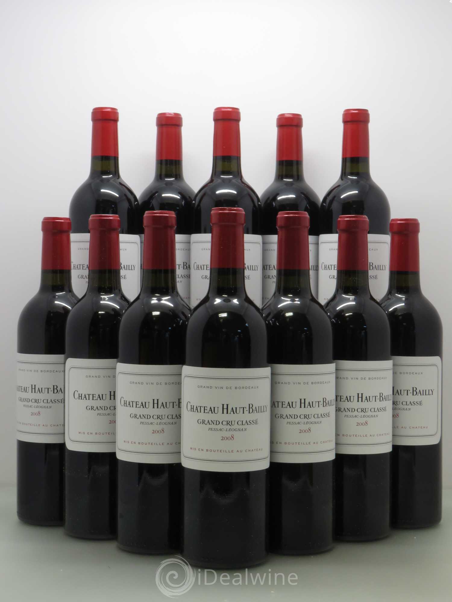 Château Haut-Bailly Cru Classé de Graves 2008 - Lot de 12 bouteilles - 0