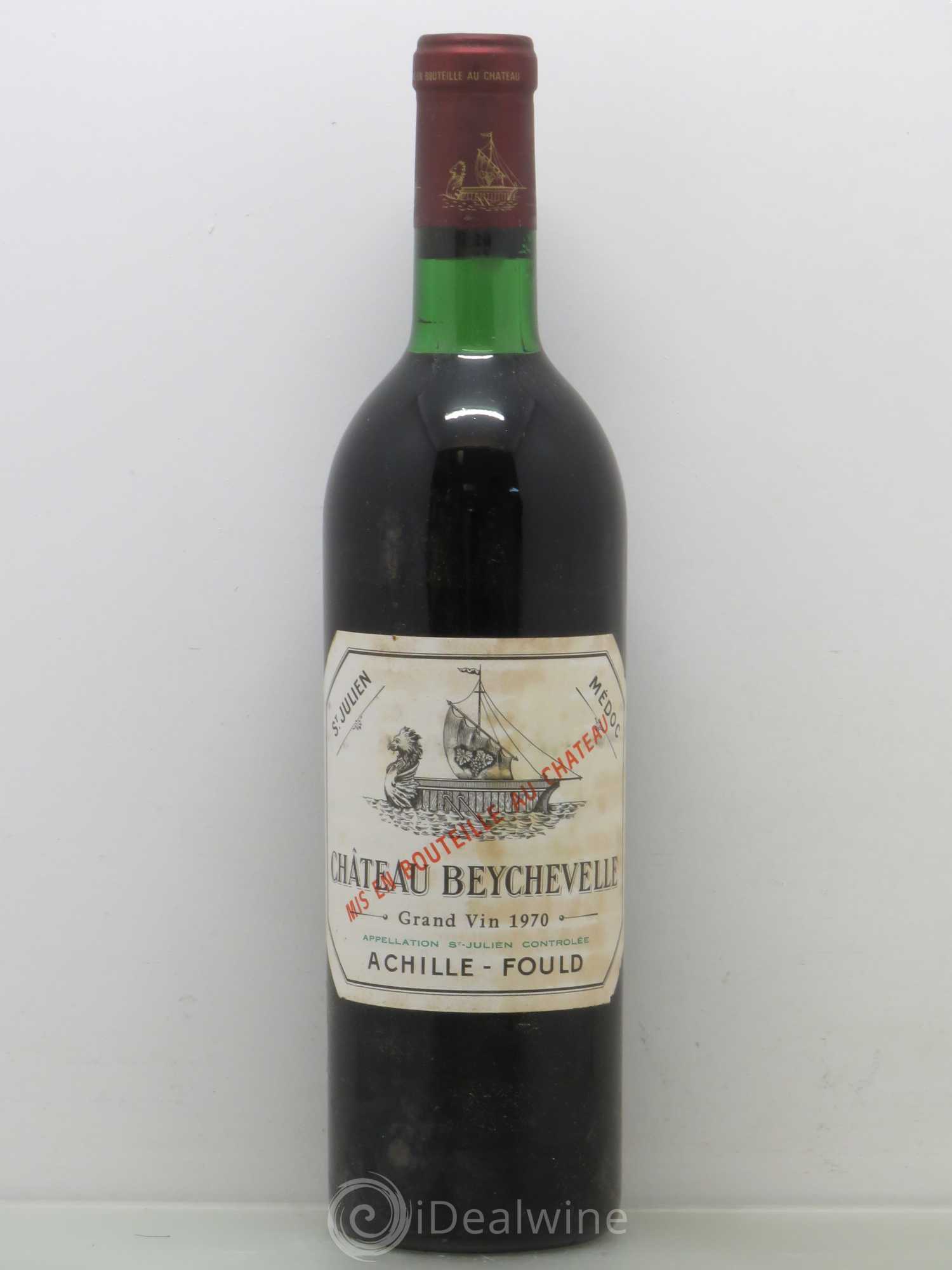 Château Beychevelle 4ème Grand Cru Classé 1970 - Lot de 1 bouteille - 0