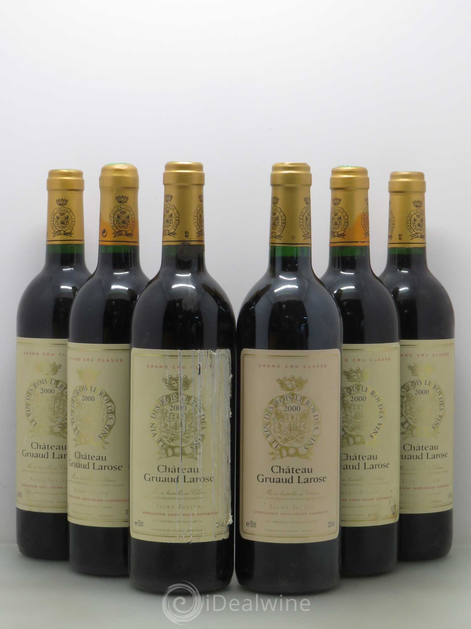 Château Gruaud Larose 2ème Grand Cru Classé 2000 - Lot de 6 bouteilles - 0