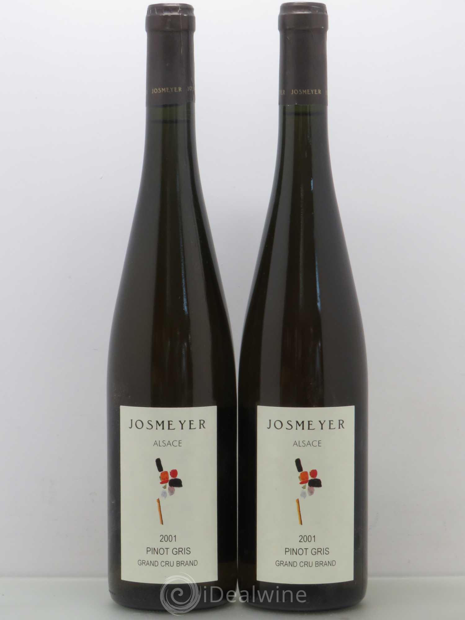 Alsace Pinot Gris Grand Cru Brand Josmeyer (Domaine) 2001 - Lot de 2 bouteilles - 0