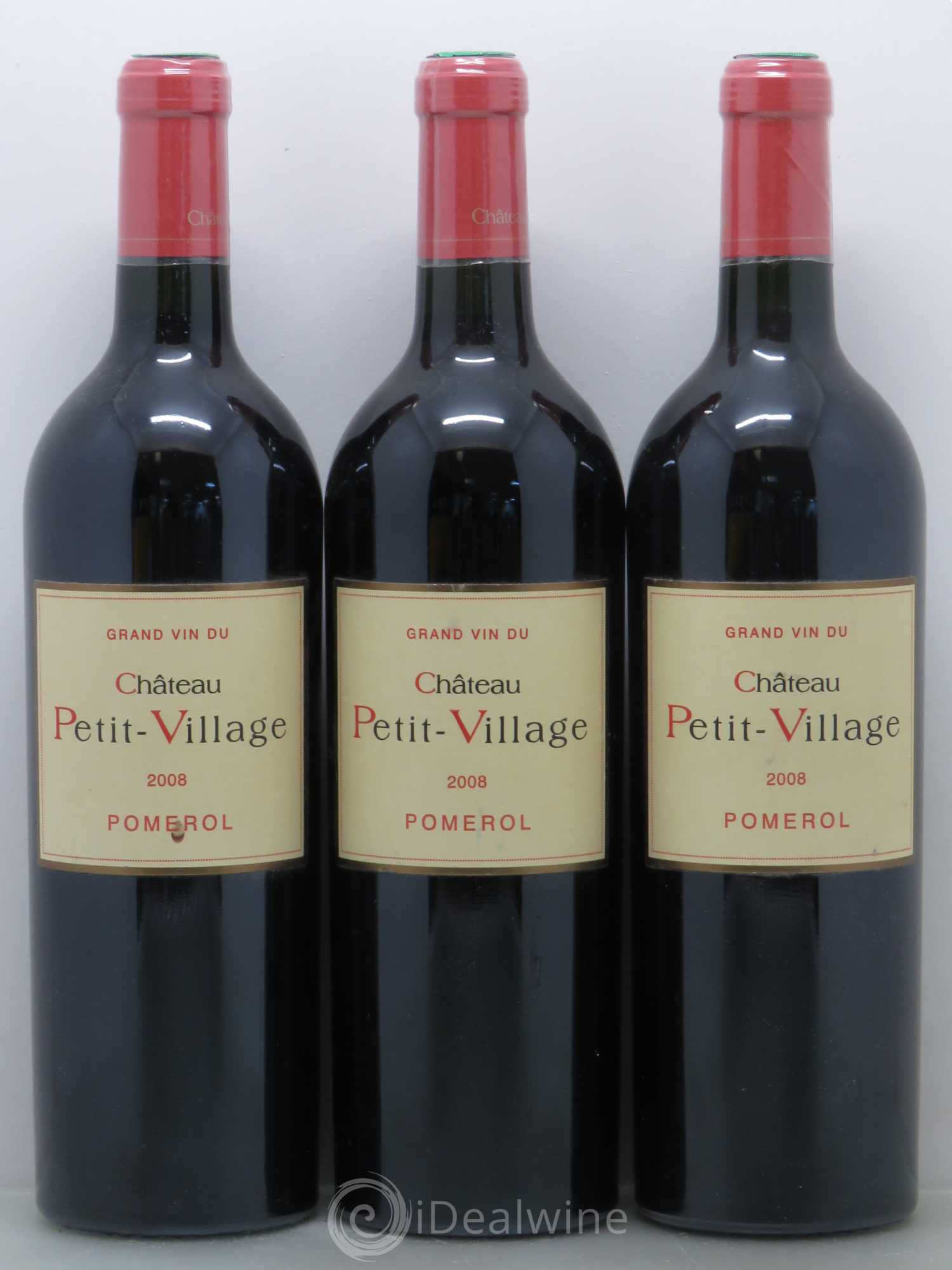 Château Petit Village 2008 - Lot de 3 bouteilles - 0