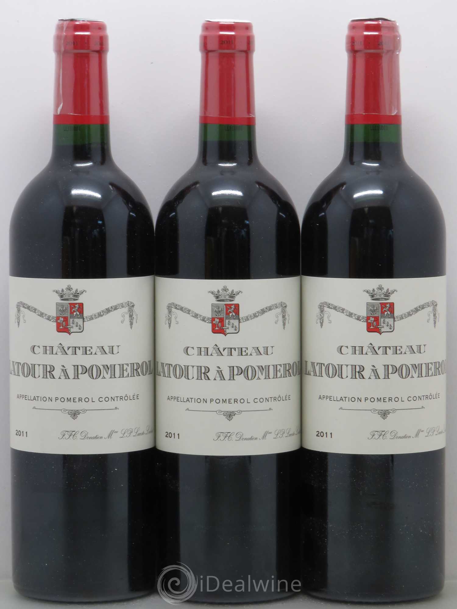Château Latour à Pomerol 2011 - Lot of 12 bottles - 4