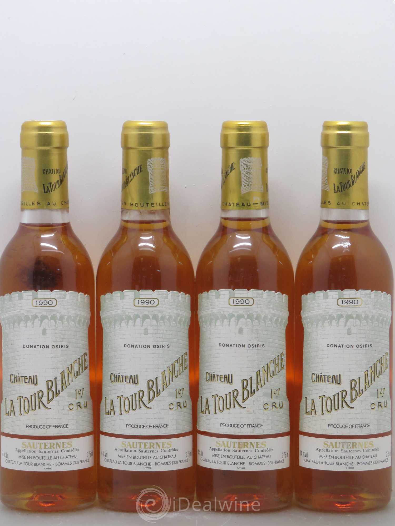 Château la Tour Blanche 1er Grand Cru Classé 1990 - Posten von 12 Demi-Flaschen - 1