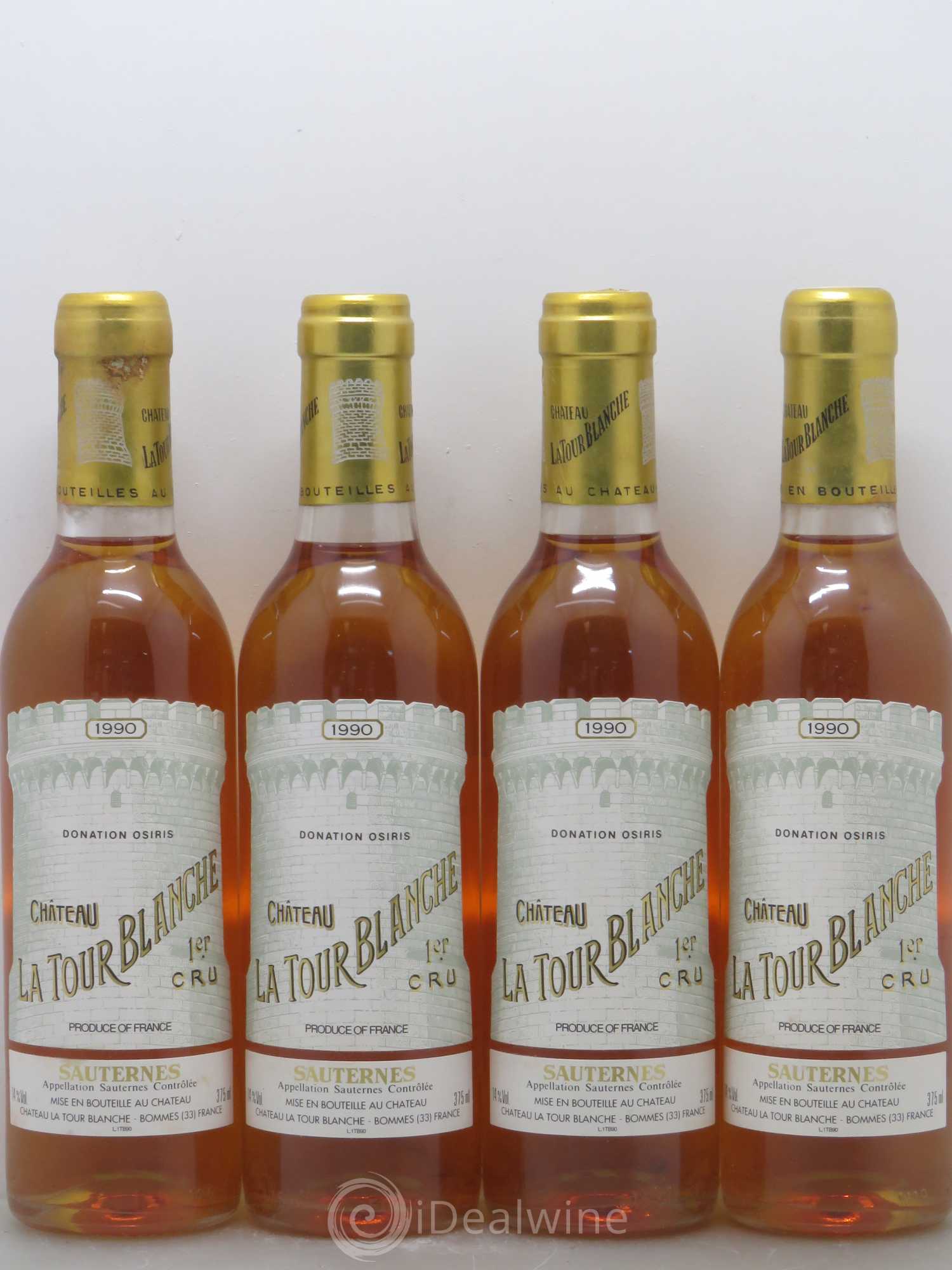 Château la Tour Blanche 1er Grand Cru Classé 1990 - Posten von 12 Demi-Flaschen - 2