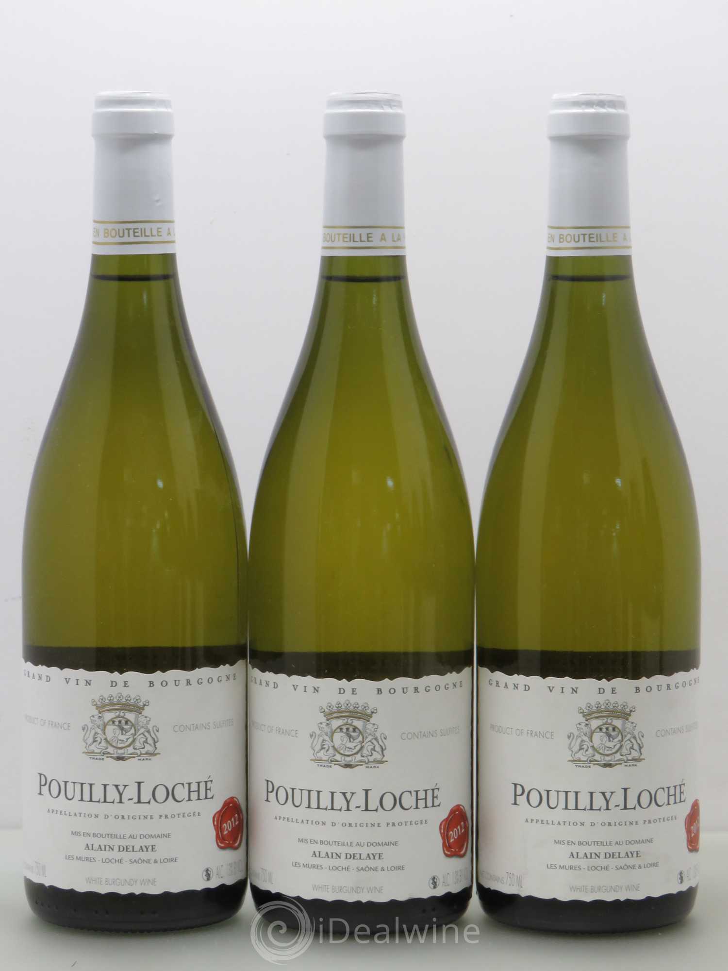 Divers Pouilly Loché Alain Delaye 2012 - Posten von 6 Flaschen - 1