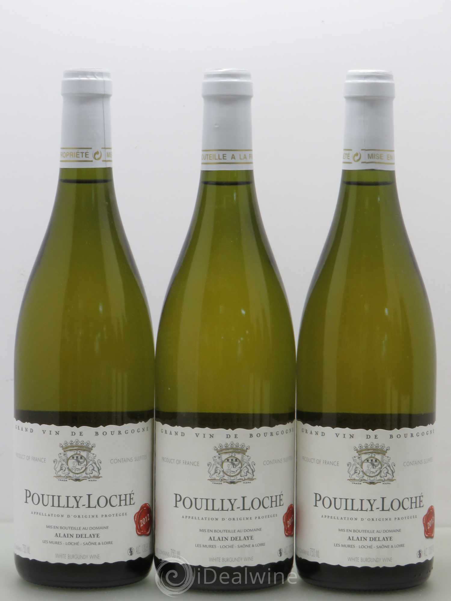Divers Pouilly Loché Alain Delaye 2012 - Posten von 6 Flaschen - 2