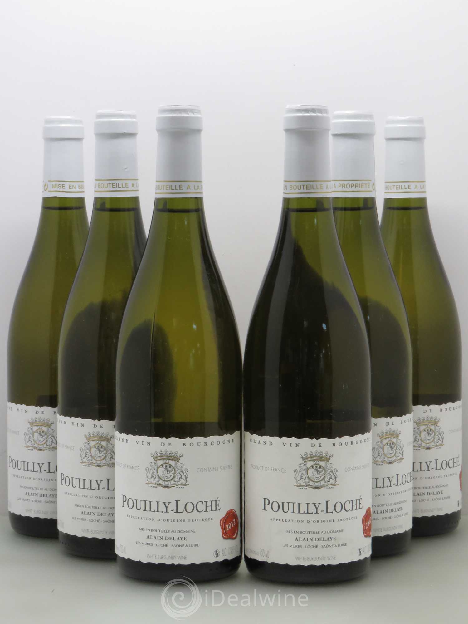 Divers Pouilly Loché Alain Delaye 2012 - Posten von 6 Flaschen - 0