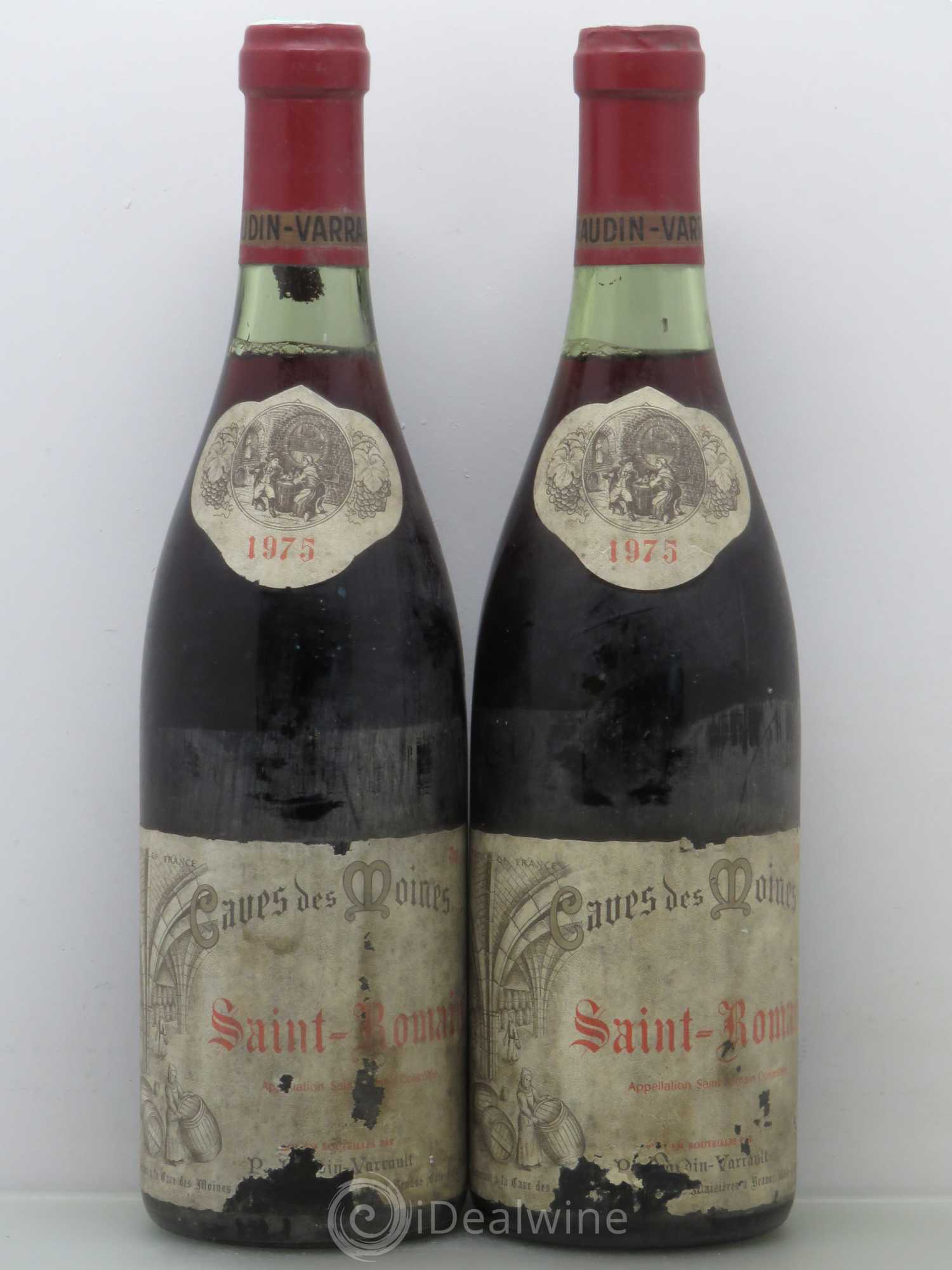 Saint-Romain Cave Des Moines 1975 - Lot de 2 bouteilles - 0