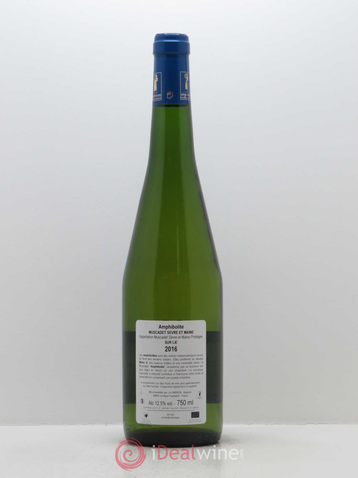 Muscadet-Sèvre-et-Maine Amphibolite Jo Landron 2016 - Lot de 1 bouteille - 1