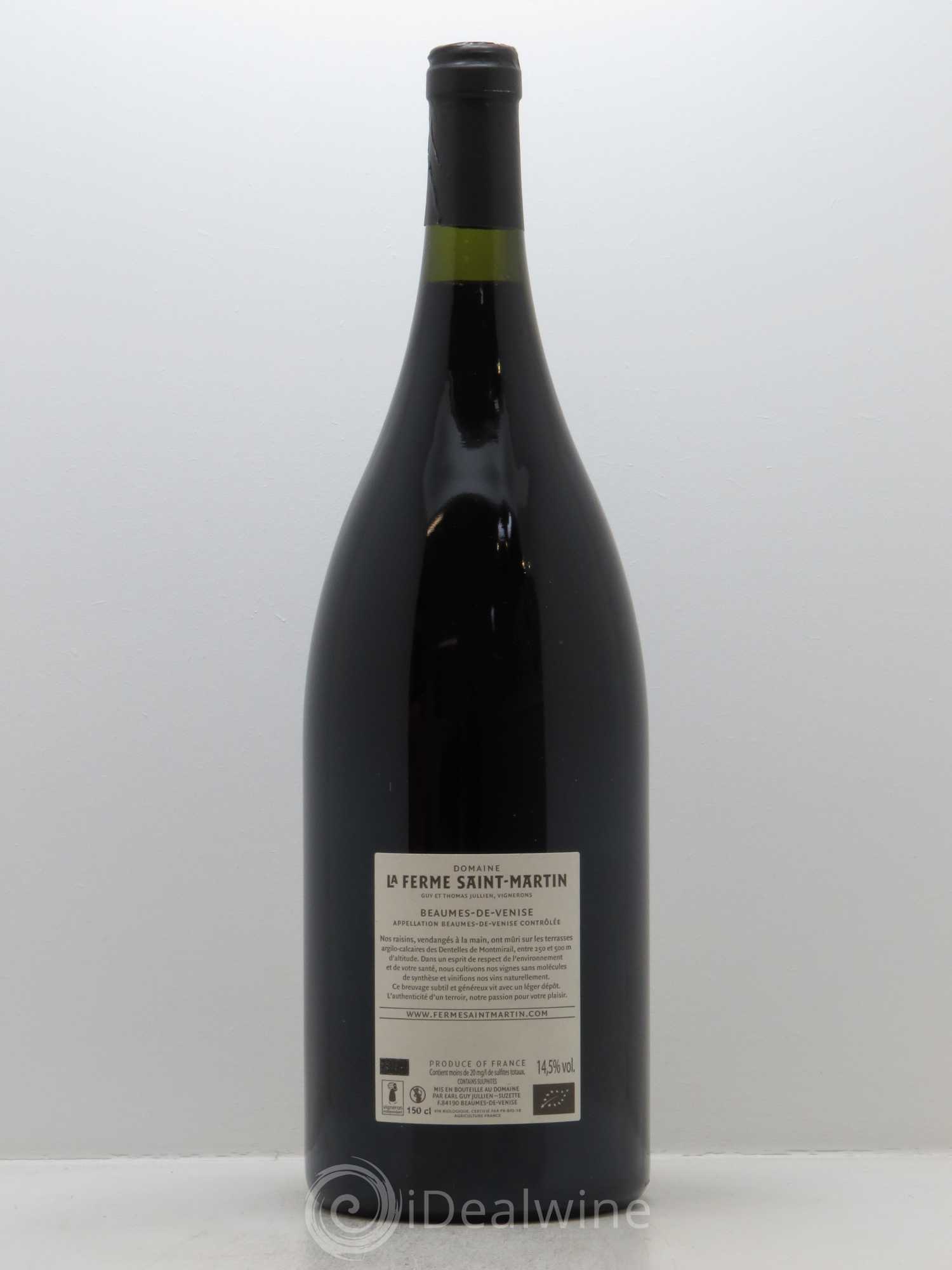 Beaumes-de-Venise Les Terres Jaunes La Ferme Saint-Martin (Domaine) 2016 - Lot de 1 magnum - 1