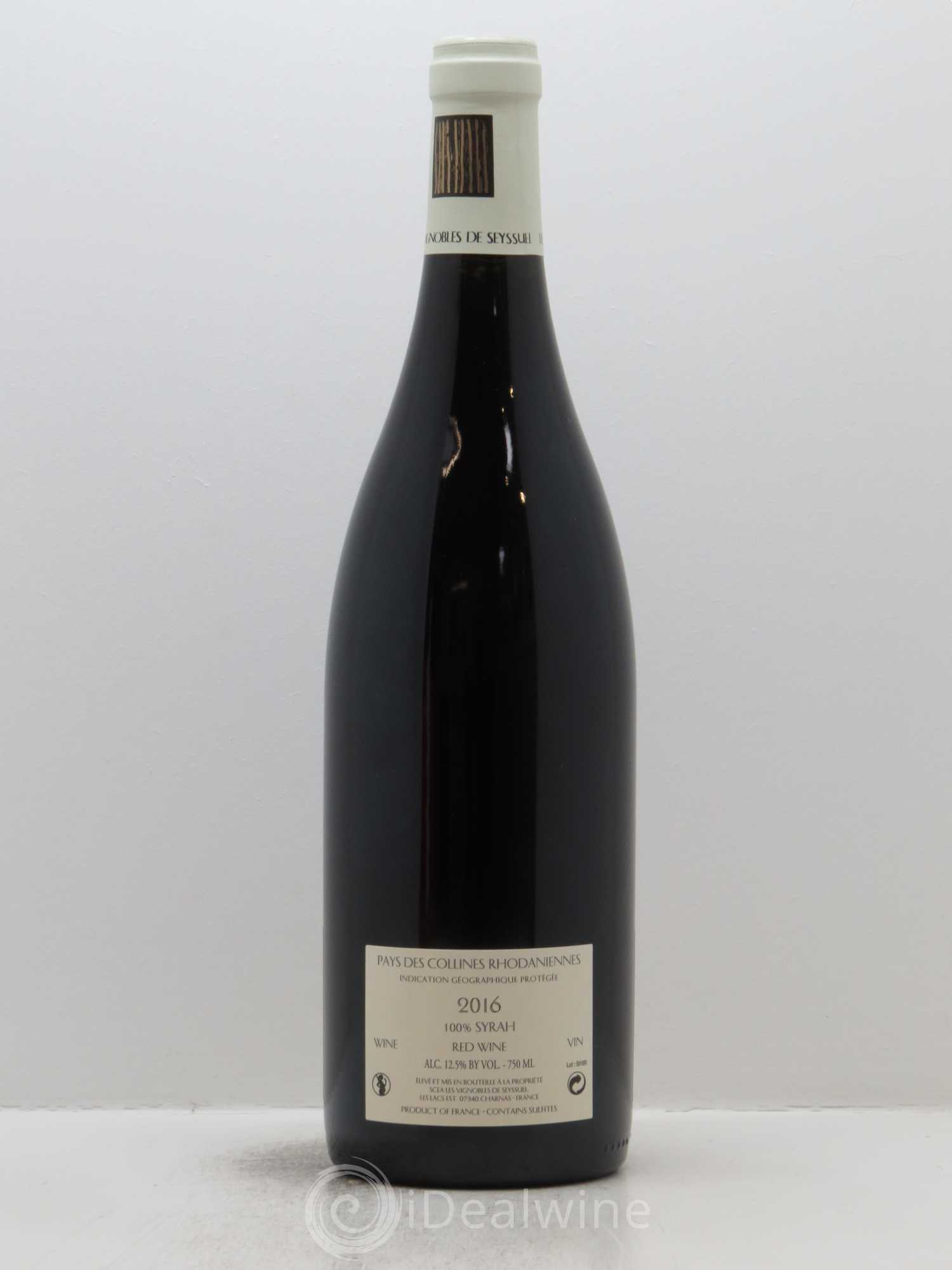 Collines Rhodaniennes Sixtus Les Vignobles de Seyssuel - Louis Cheze (Domaine) 2016 - Lot de 1 bouteille - 1