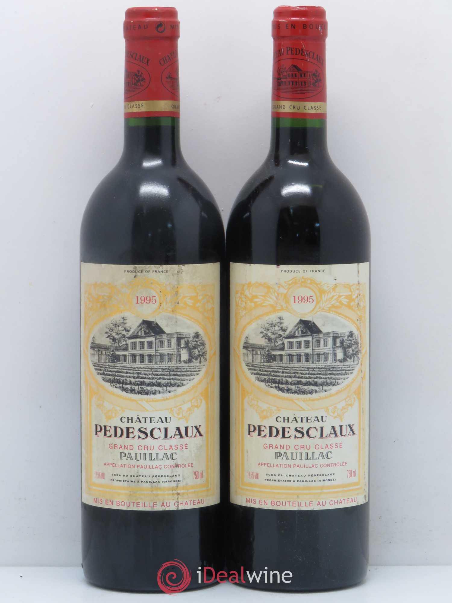 Château Pedesclaux 5ème Grand Cru Classé 1995 - Lot de 2 bouteilles - 0