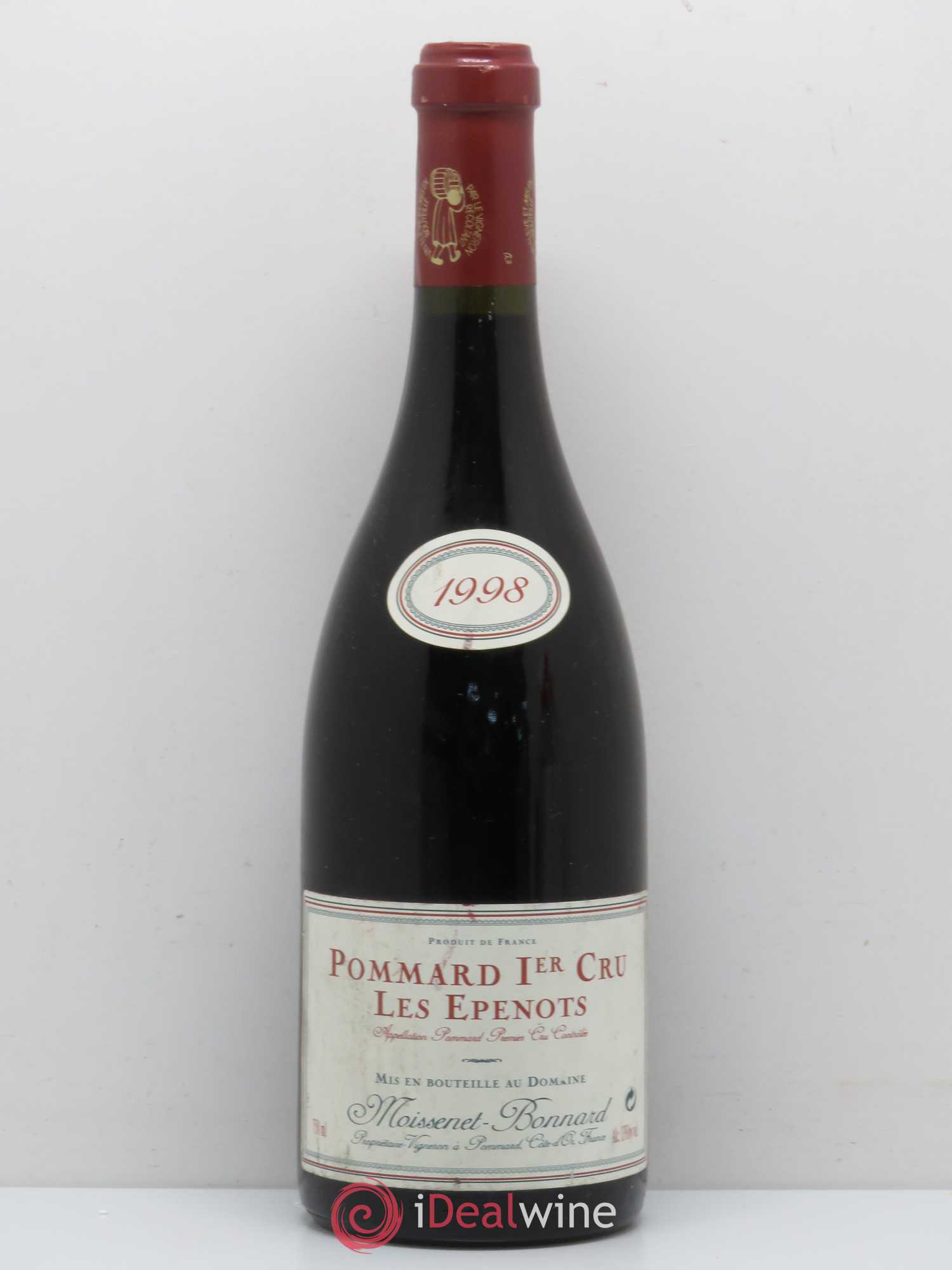 Pommard 1er Cru Les Epenots Moissonnet Bonnard 1998 - Posten von 1 Flasche - 0