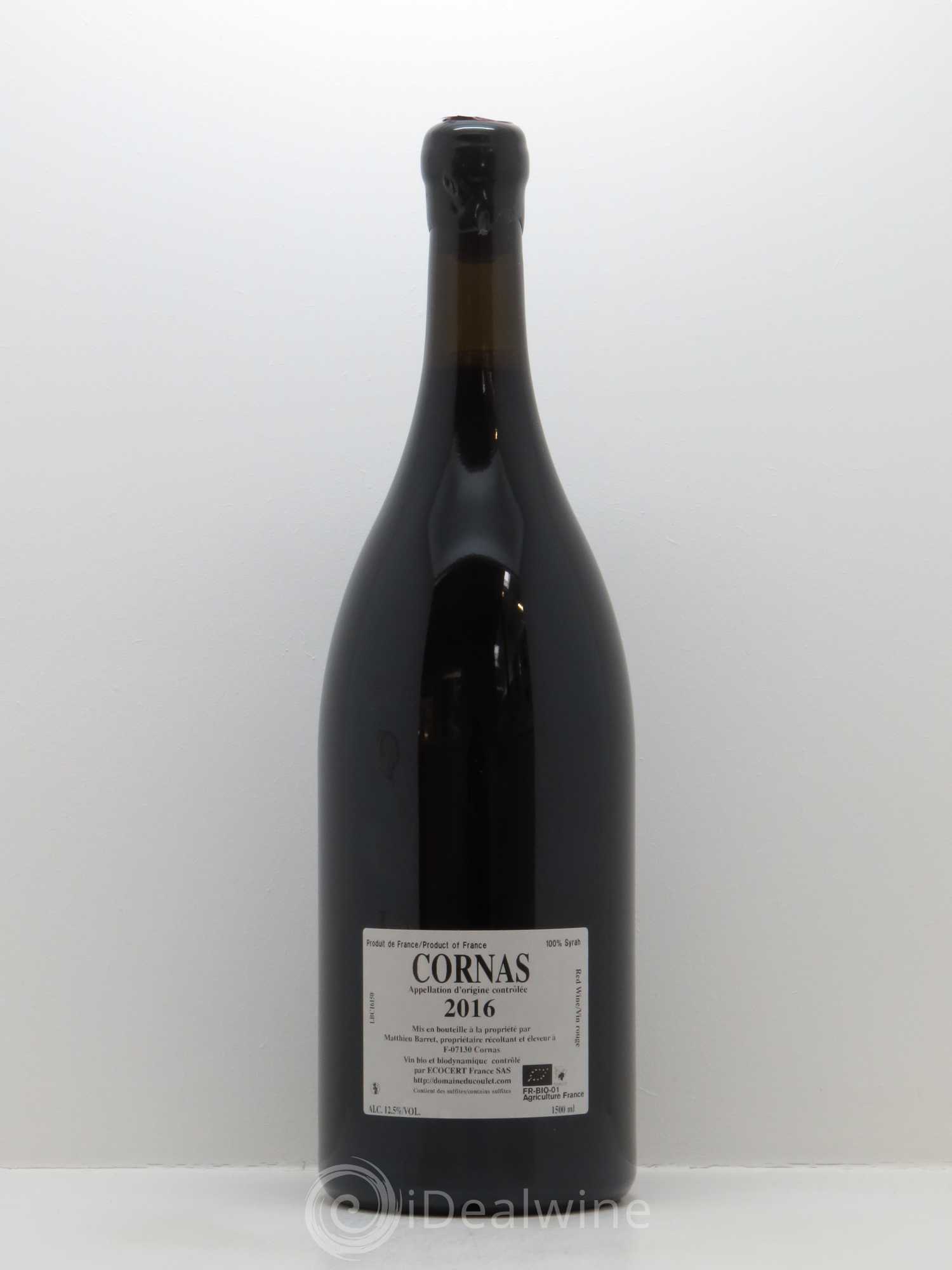 Cornas Brise Cailloux Coulet (Domaine du) - Matthieu Barret 2016 - Lot de 1 magnum - 1