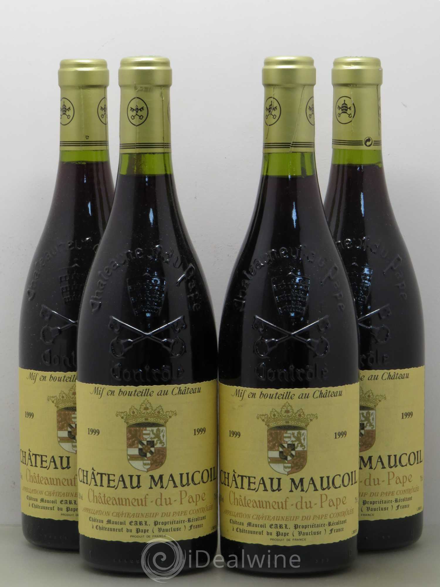 Châteauneuf-du-Pape Château Maucoil (sans prix de réserve) 1999 - Posten von 4 Flaschen - 0