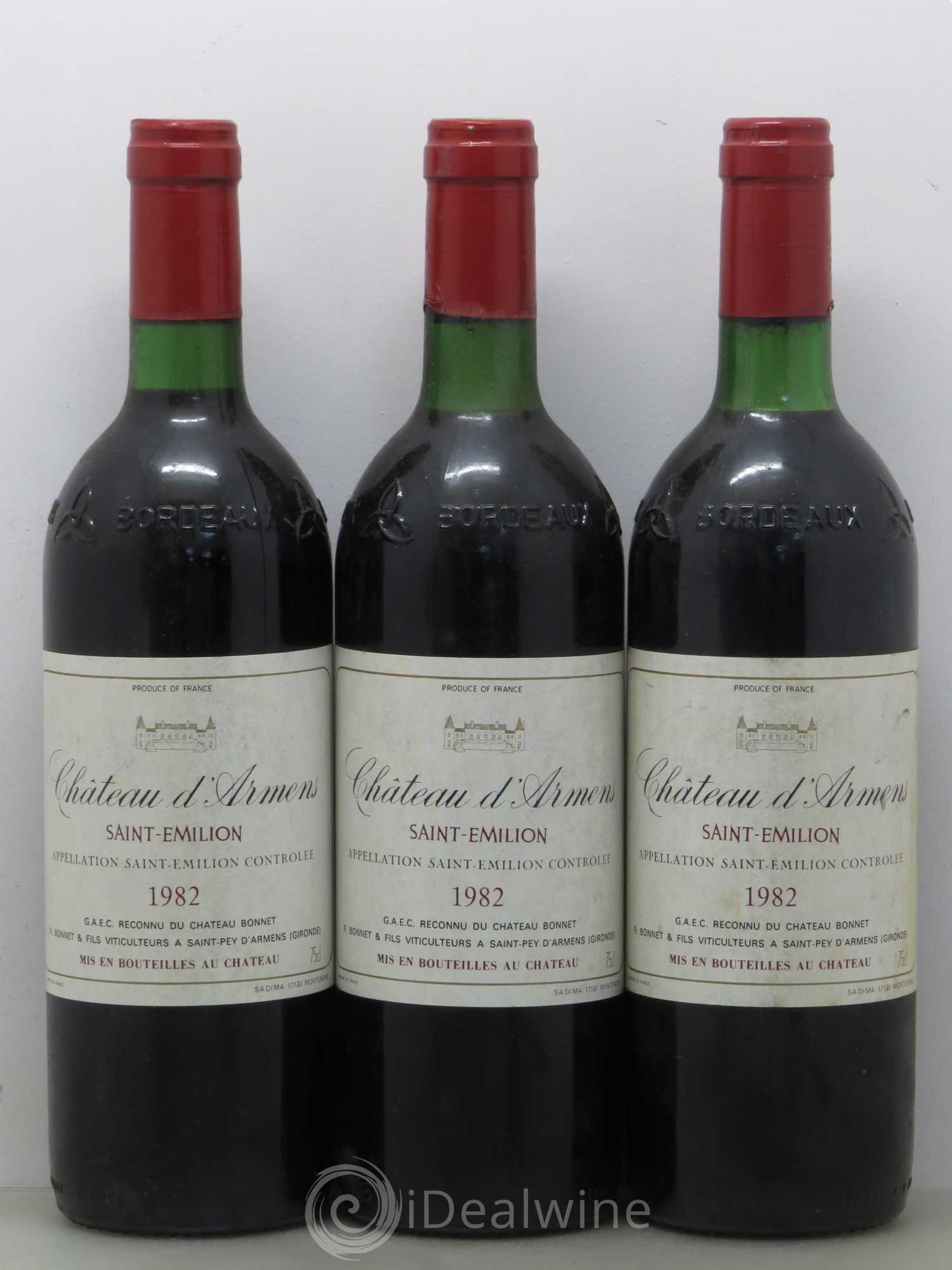 Château Armens Grand Cru 1982 - Lot de 6 bouteilles - 2