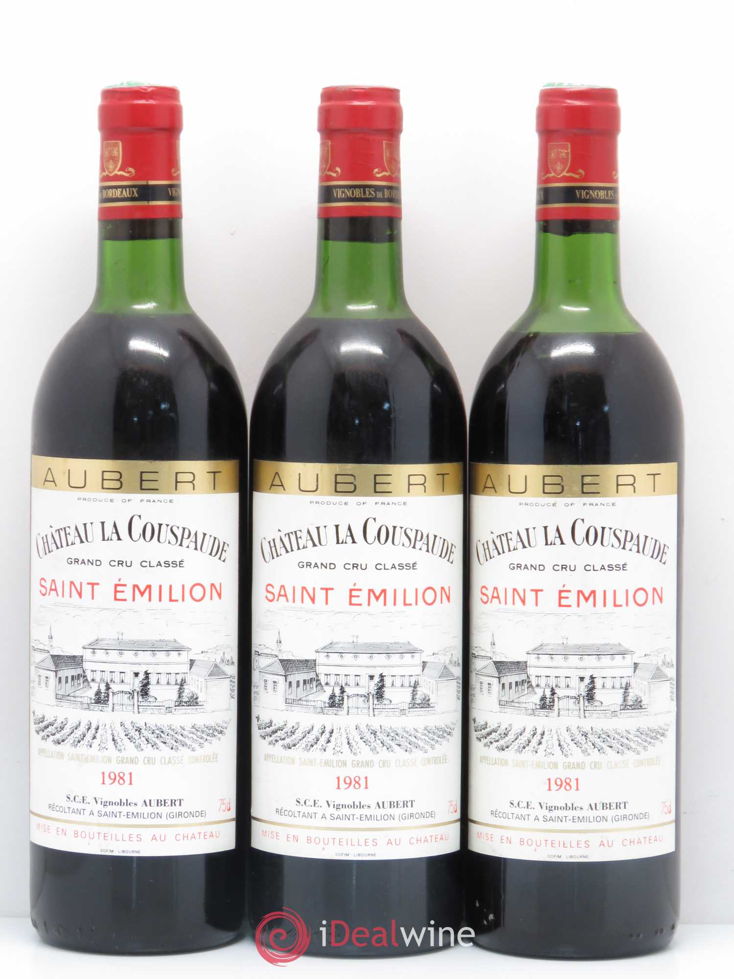 Château la Couspaude Grand Cru Classé 1981 - Lot de 12 bouteilles - 2