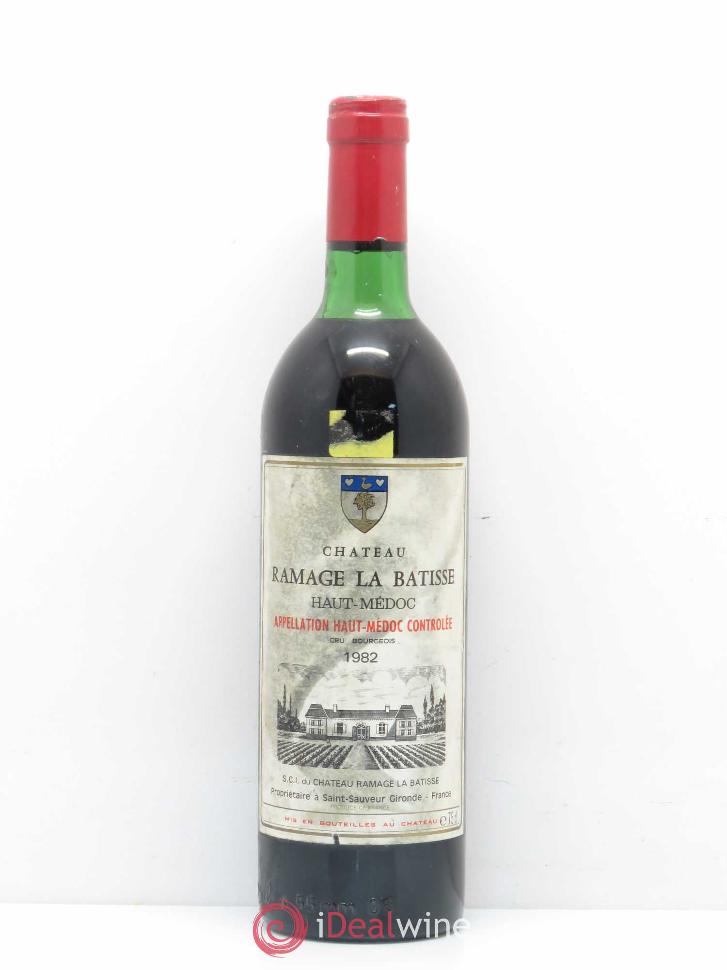 Château Ramage la Bâtisse Cru Bourgeois (sans prix de réserve) 1982 - Lot de 1 bouteille - 0