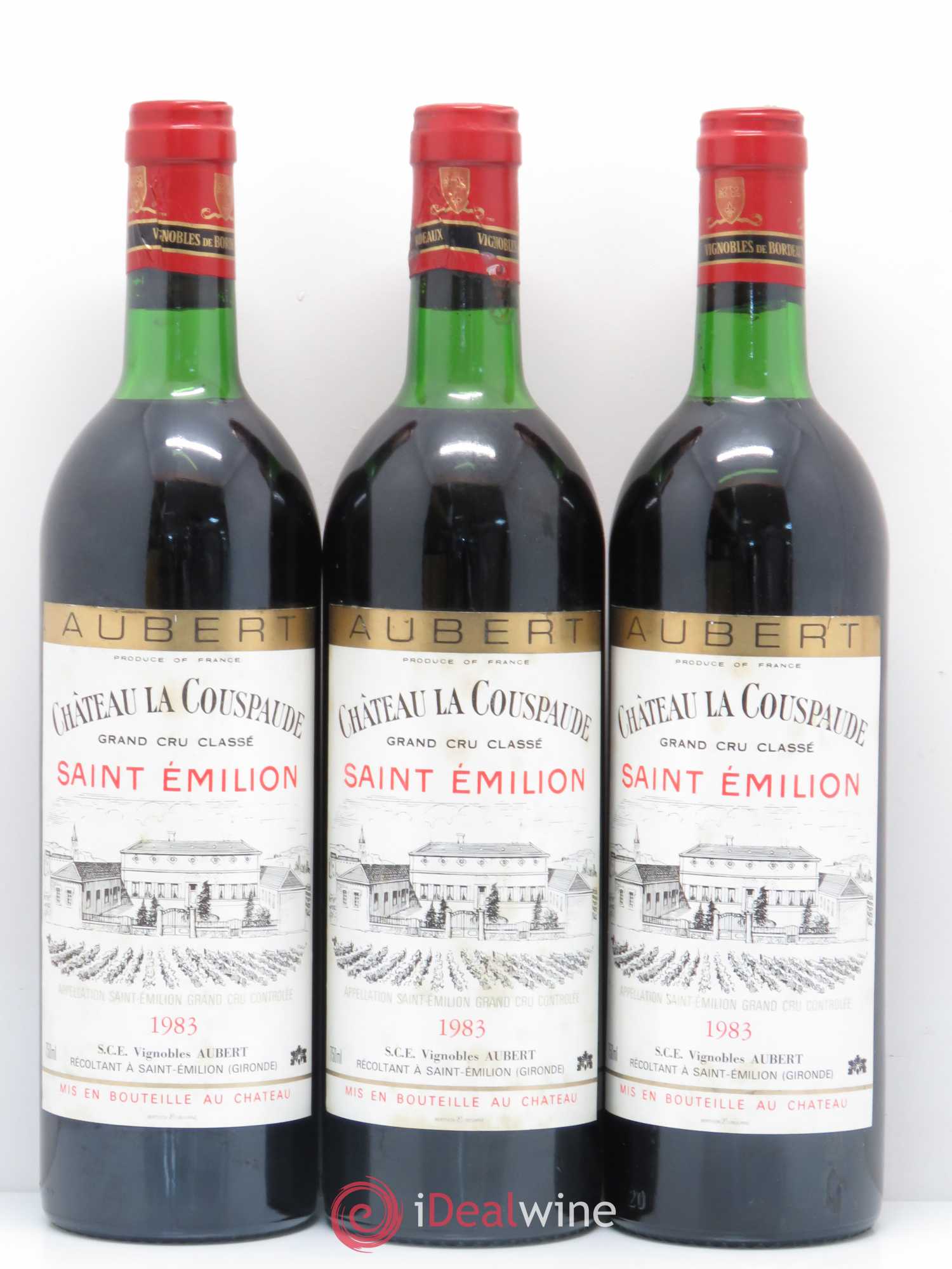 Château la Couspaude Grand Cru Classé 1983 - Lot de 6 bouteilles - 2