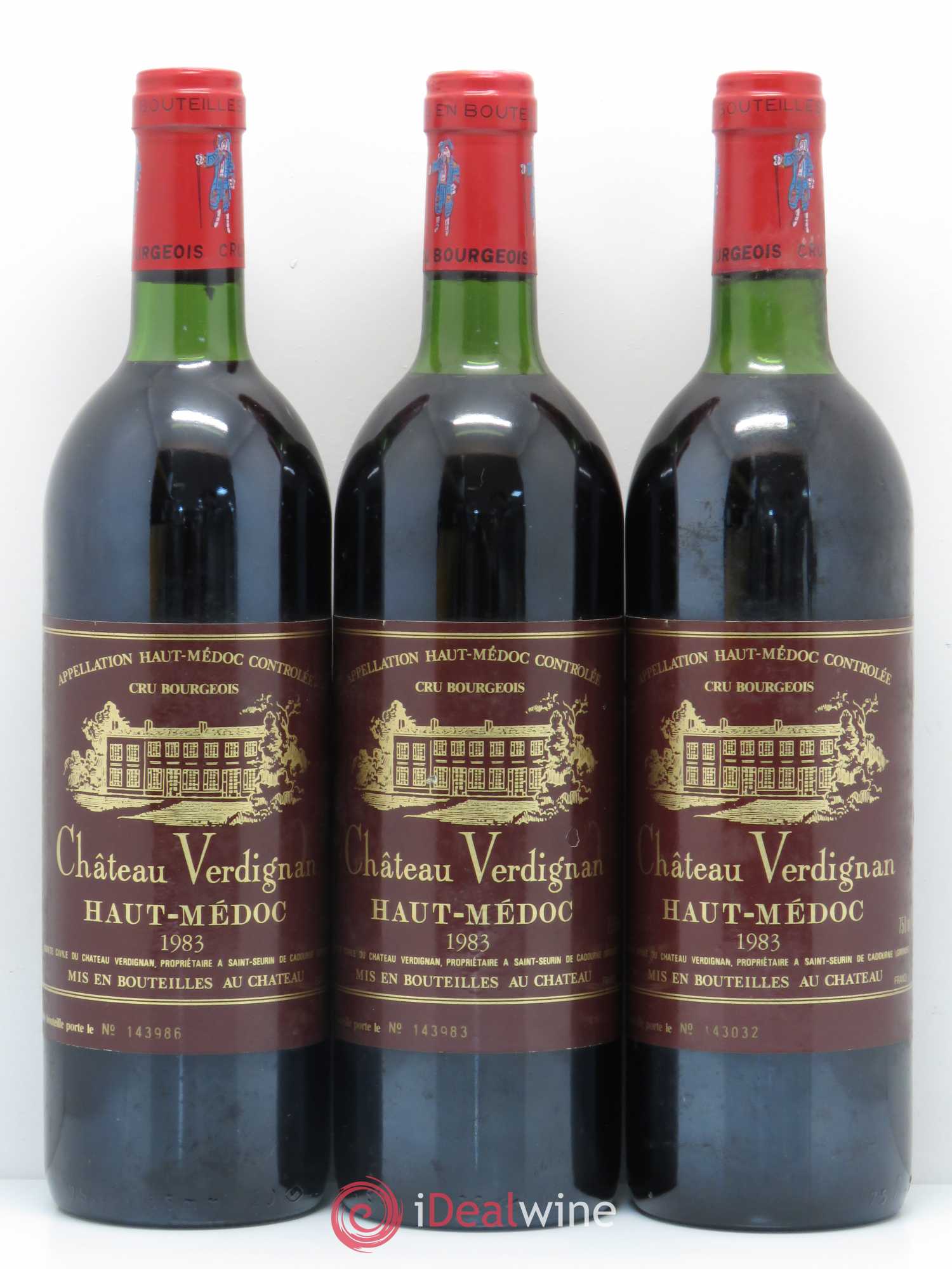 Château Verdignan Cru Bourgeois 1983 - Lot de 6 bouteilles - 2