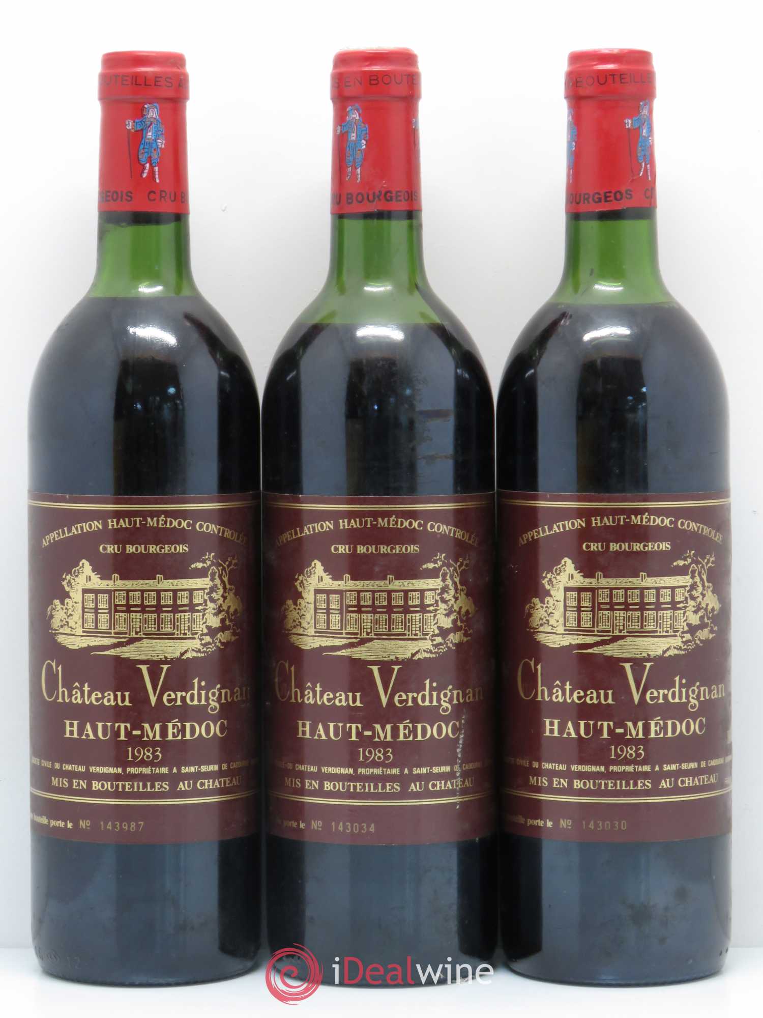 Château Verdignan Cru Bourgeois 1983 - Lot de 6 bouteilles - 2