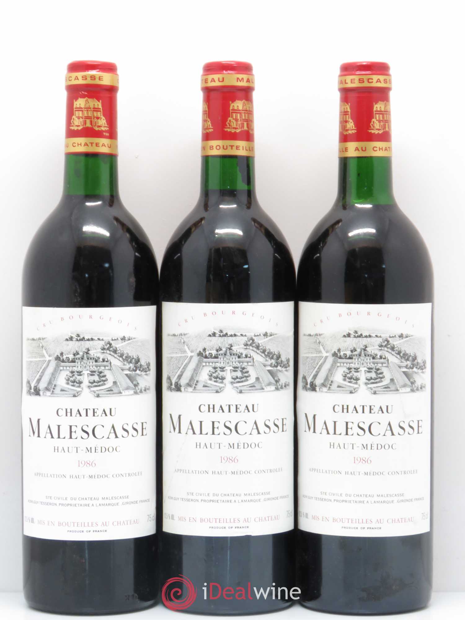 Château Malescasse Cru Bourgeois Exceptionnel 1986 - Lot de 12 bouteilles - 4