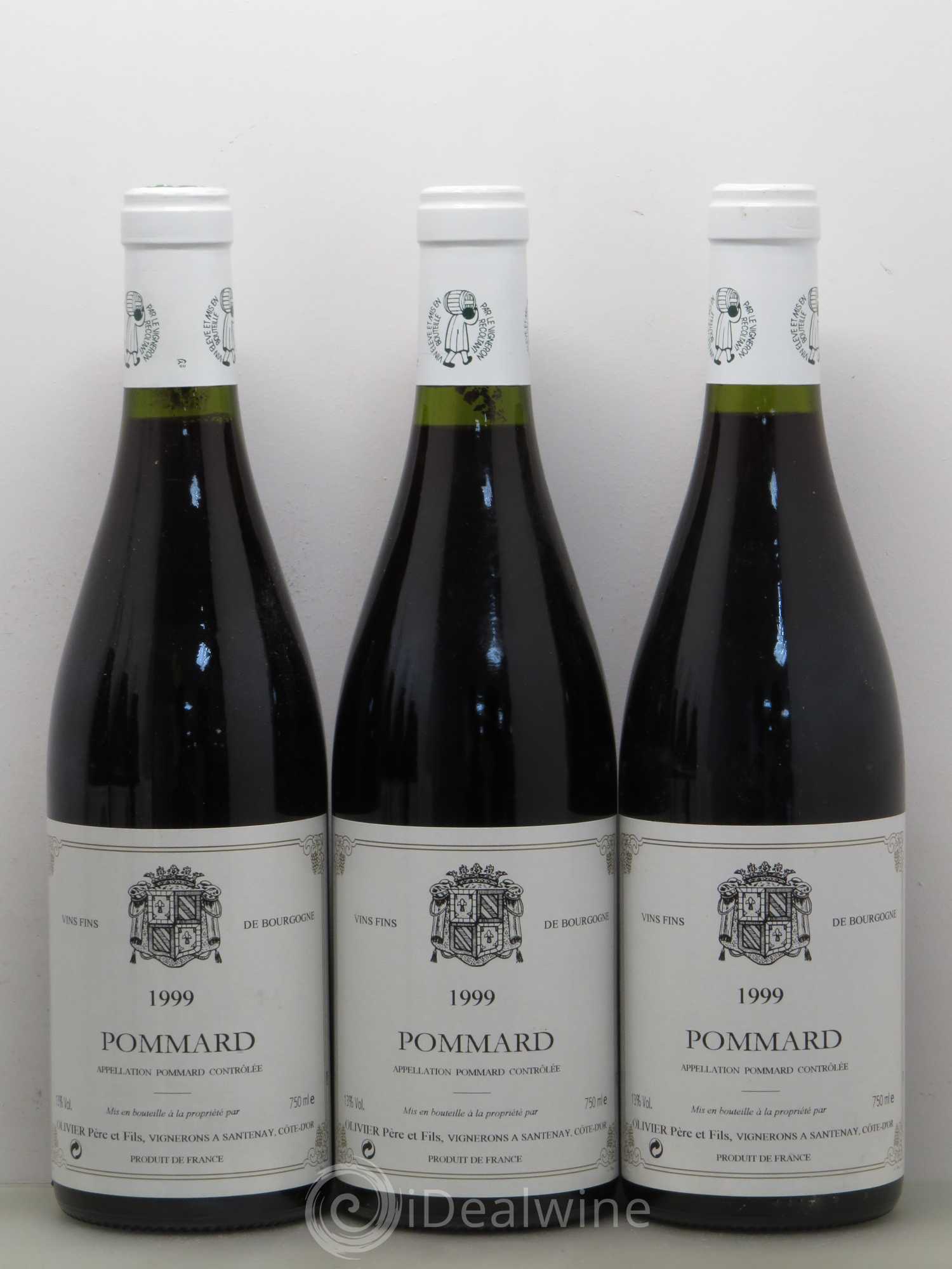 Pommard Olivier père et fils (sans prix de réserve) 1999 - Posten von 6 Flaschen - 1