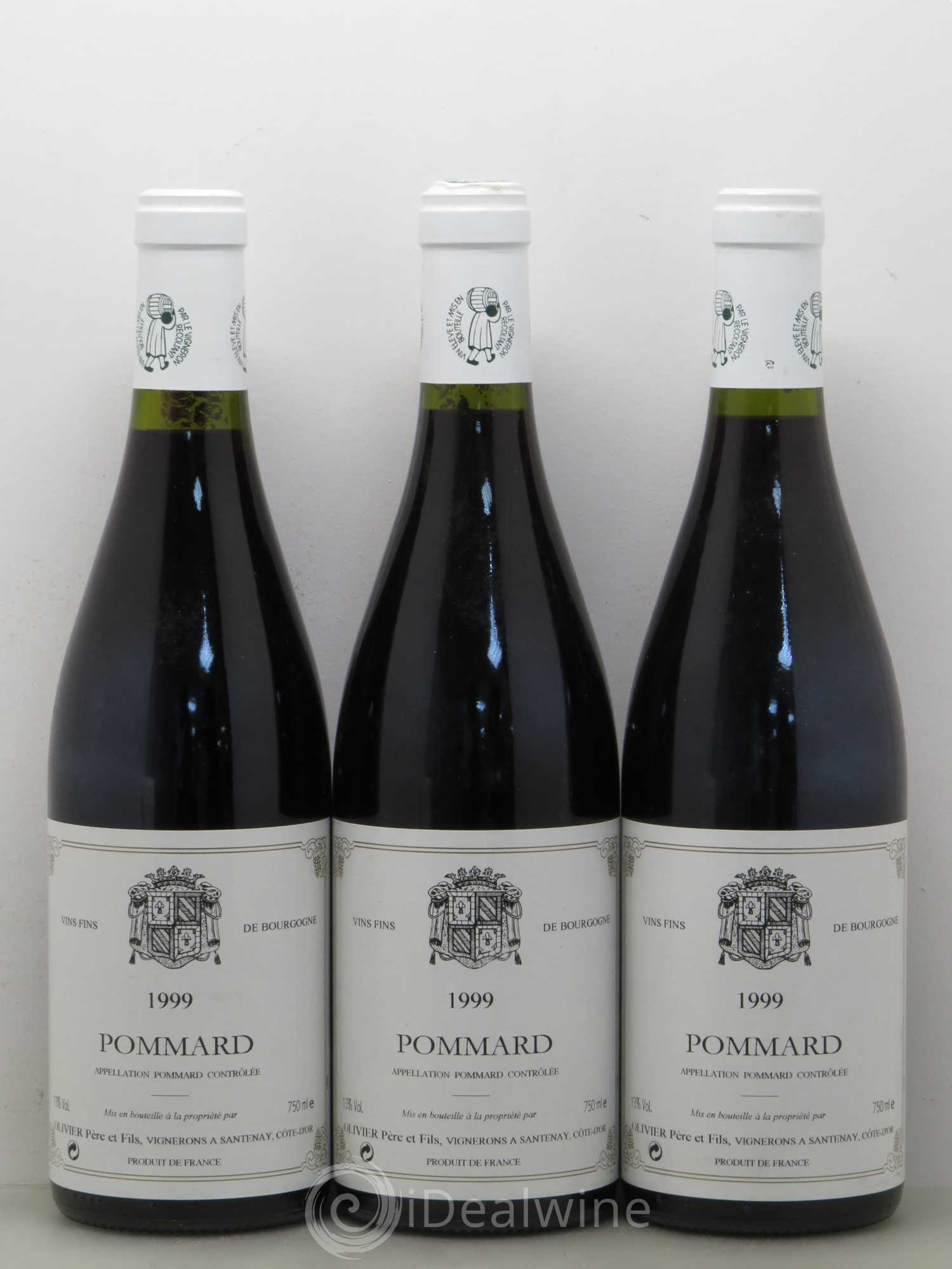 Pommard Olivier père et fils (sans prix de réserve) 1999 - Posten von 6 Flaschen - 2