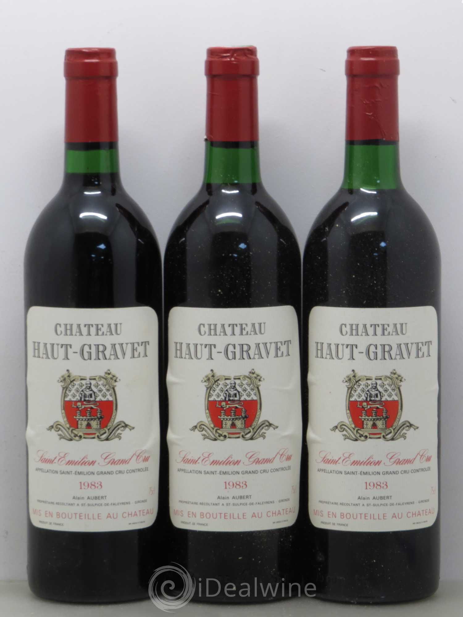 Saint-Émilion Château Haut-Gravet (sans prix de réserve) 1983 - Posten von 6 Flaschen - 2