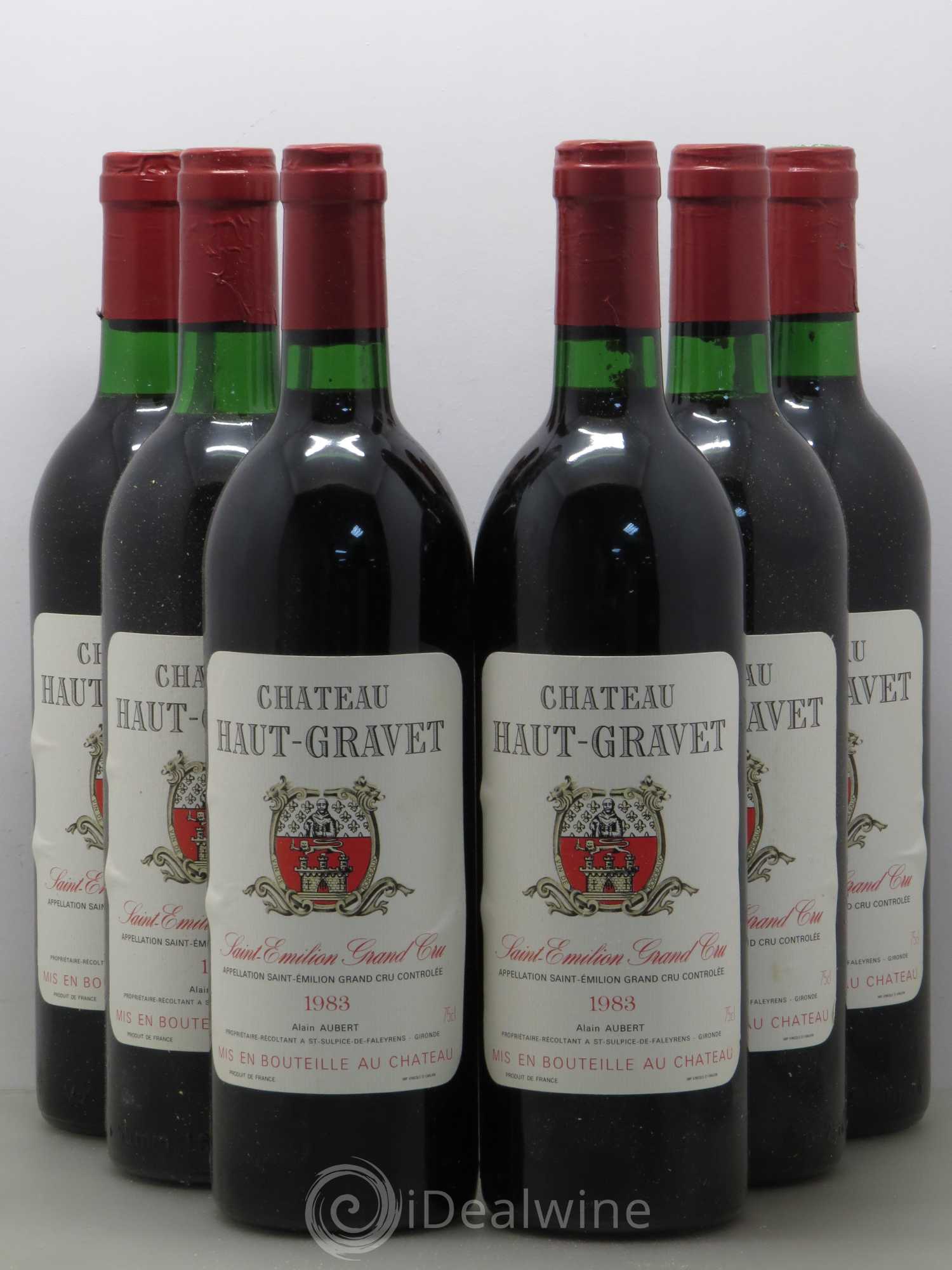 Saint-Émilion Château Haut-Gravet (sans prix de réserve) 1983 - Posten von 6 Flaschen - 0