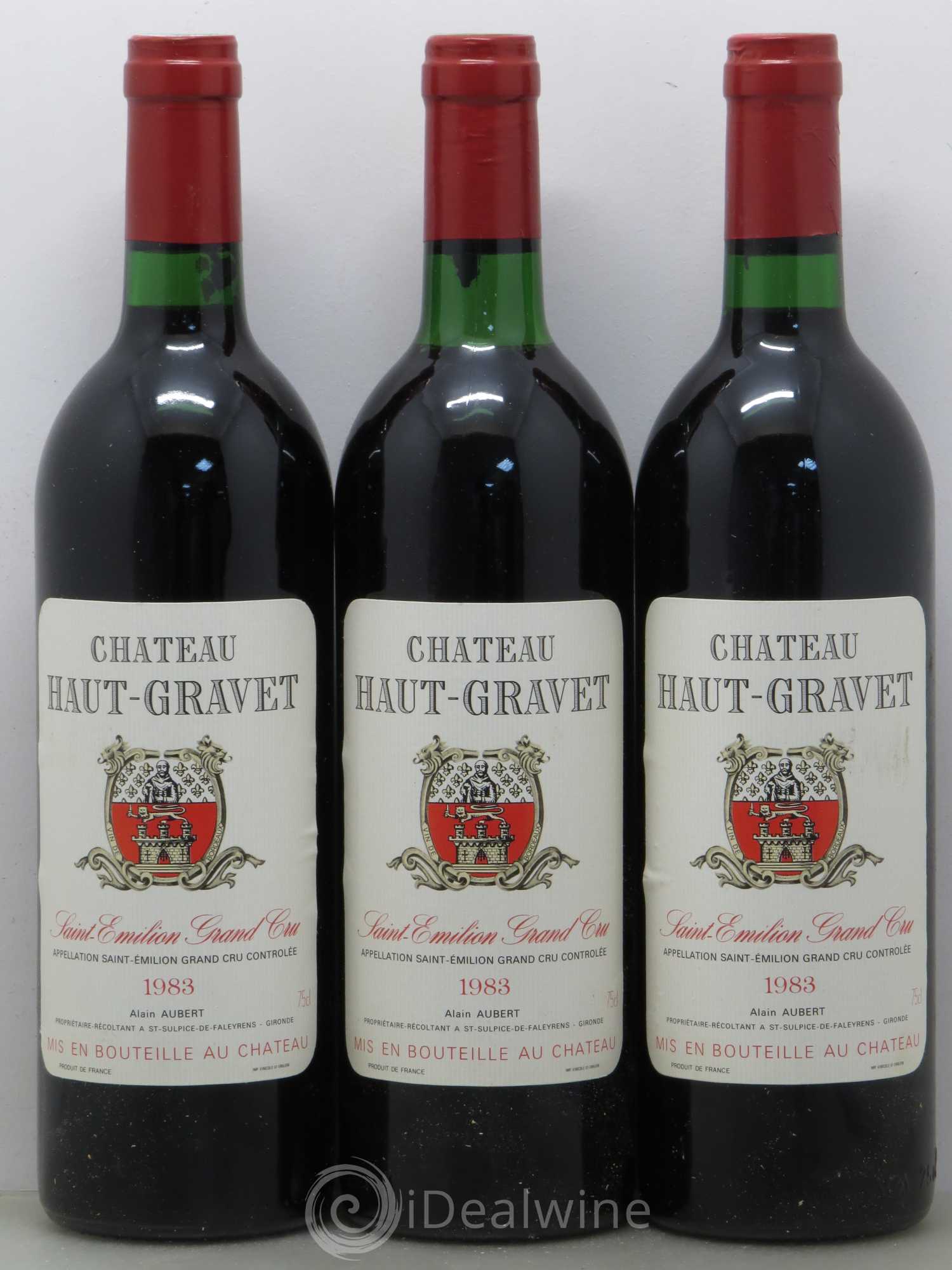 Saint-Émilion Château Haut-Gravet (sans prix de réserve) 1983 - Posten von 6 Flaschen - 2