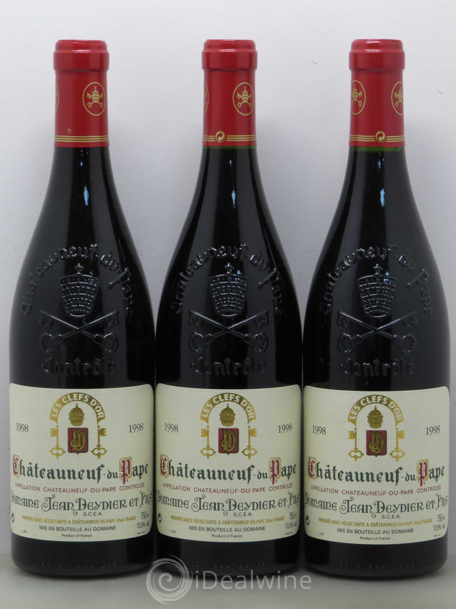 Châteauneuf-du-Pape Les Clefs D'Or Jean Deydier 1998 - Posten von 6 Flaschen - 2