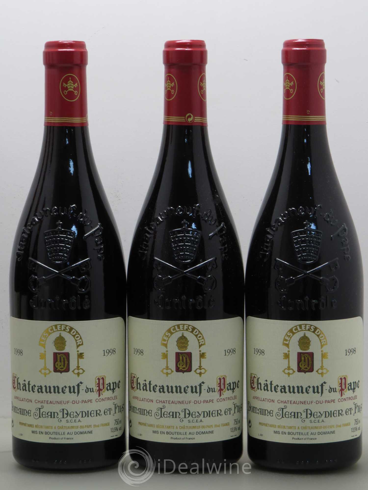 Châteauneuf-du-Pape Les Clefs D'Or Jean Deydier 1998 - Posten von 6 Flaschen - 1
