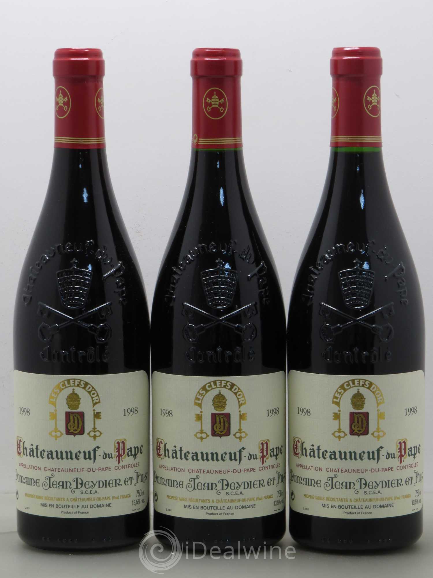 Châteauneuf-du-Pape Les Clefs D'Or Jean Deydier 1998 - Posten von 6 Flaschen - 2