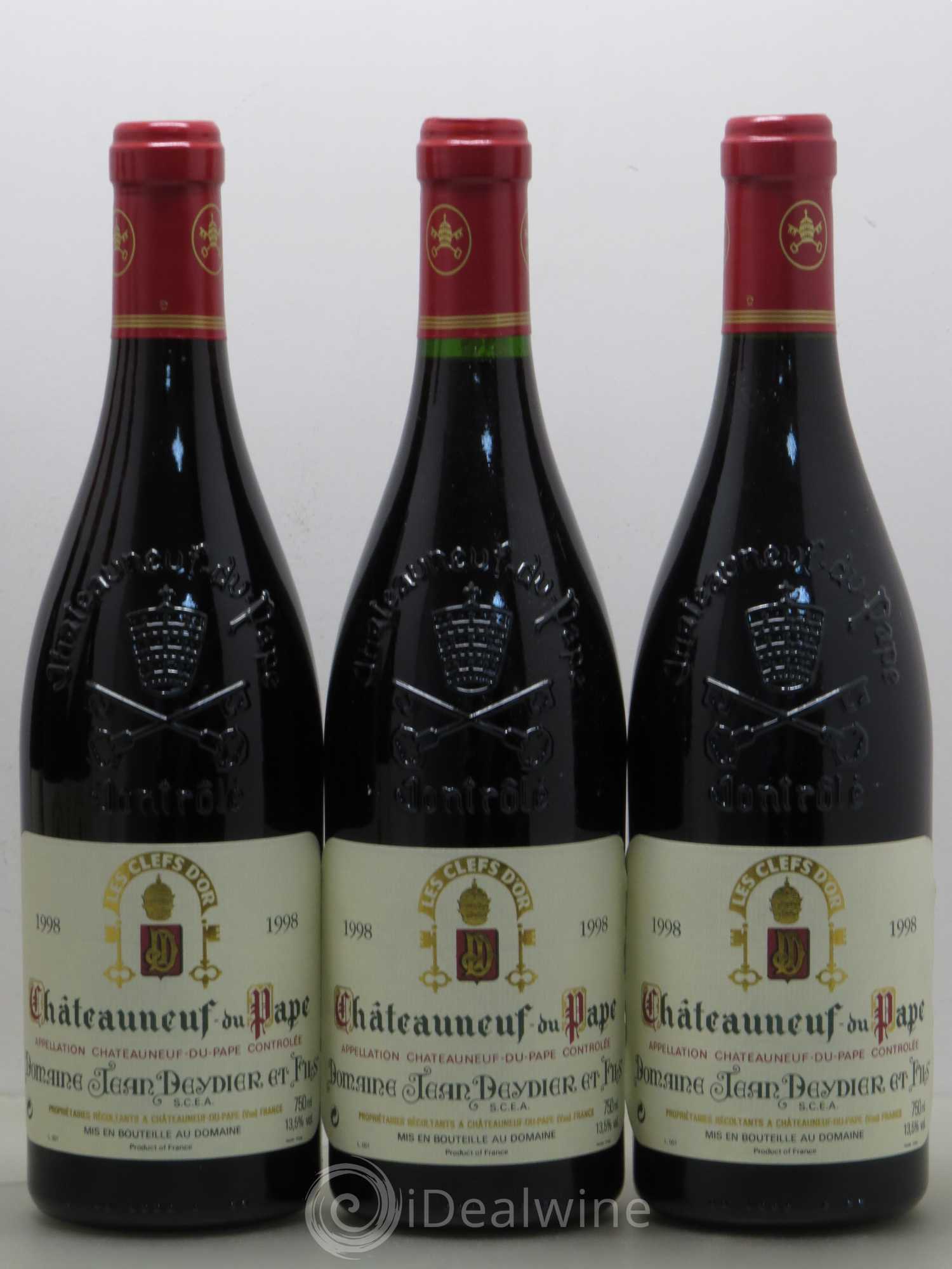 Châteauneuf-du-Pape Les Clefs D'Or Jean Deydier 1998 - Posten von 6 Flaschen - 1
