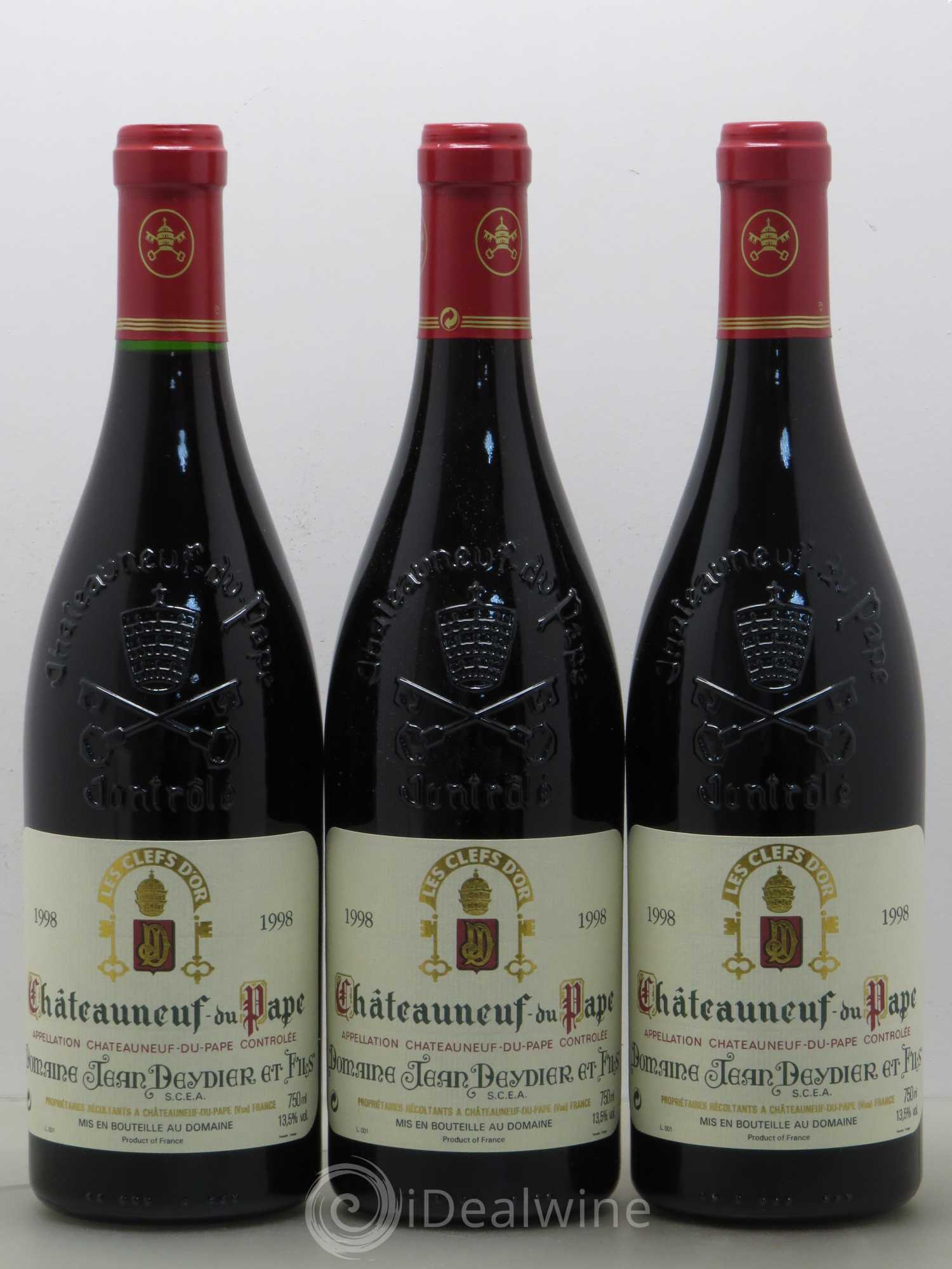 Châteauneuf-du-Pape Les Clefs D'Or Jean Deydier 1998 - Posten von 6 Flaschen - 2