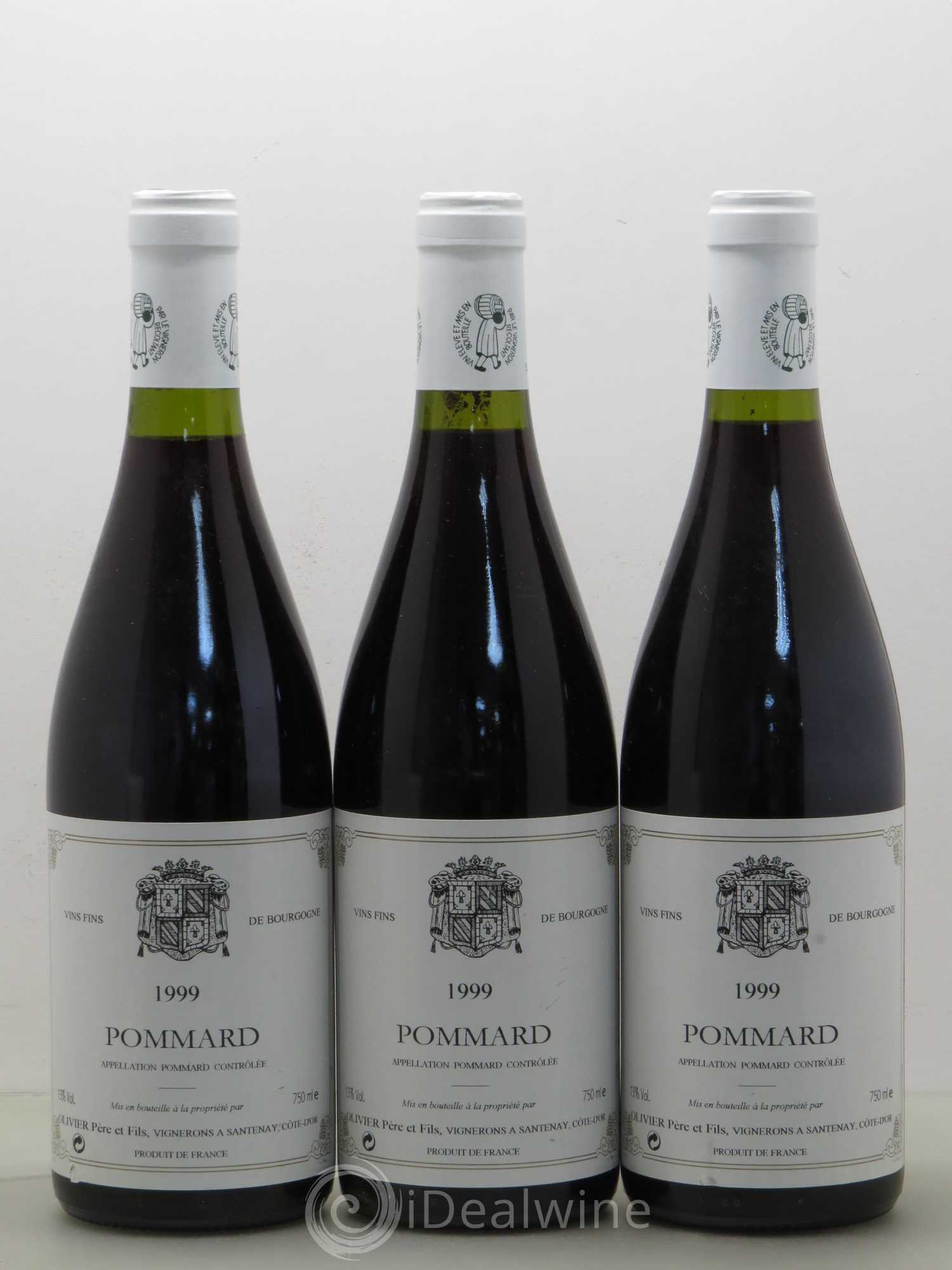 Pommard Olivier Père et Fils (sans prix de réserve) 1999 - Posten von 6 Flaschen - 2